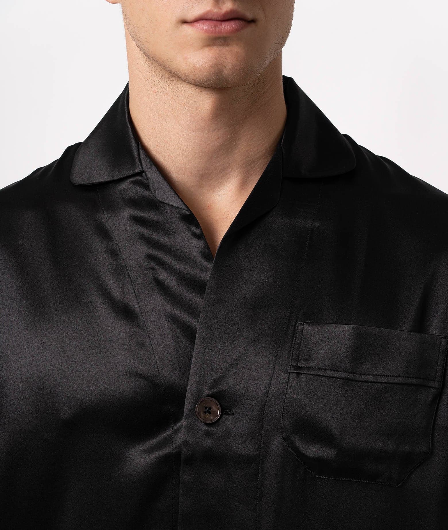 Larusmiani Long Pajamas Grant Pajama In Black