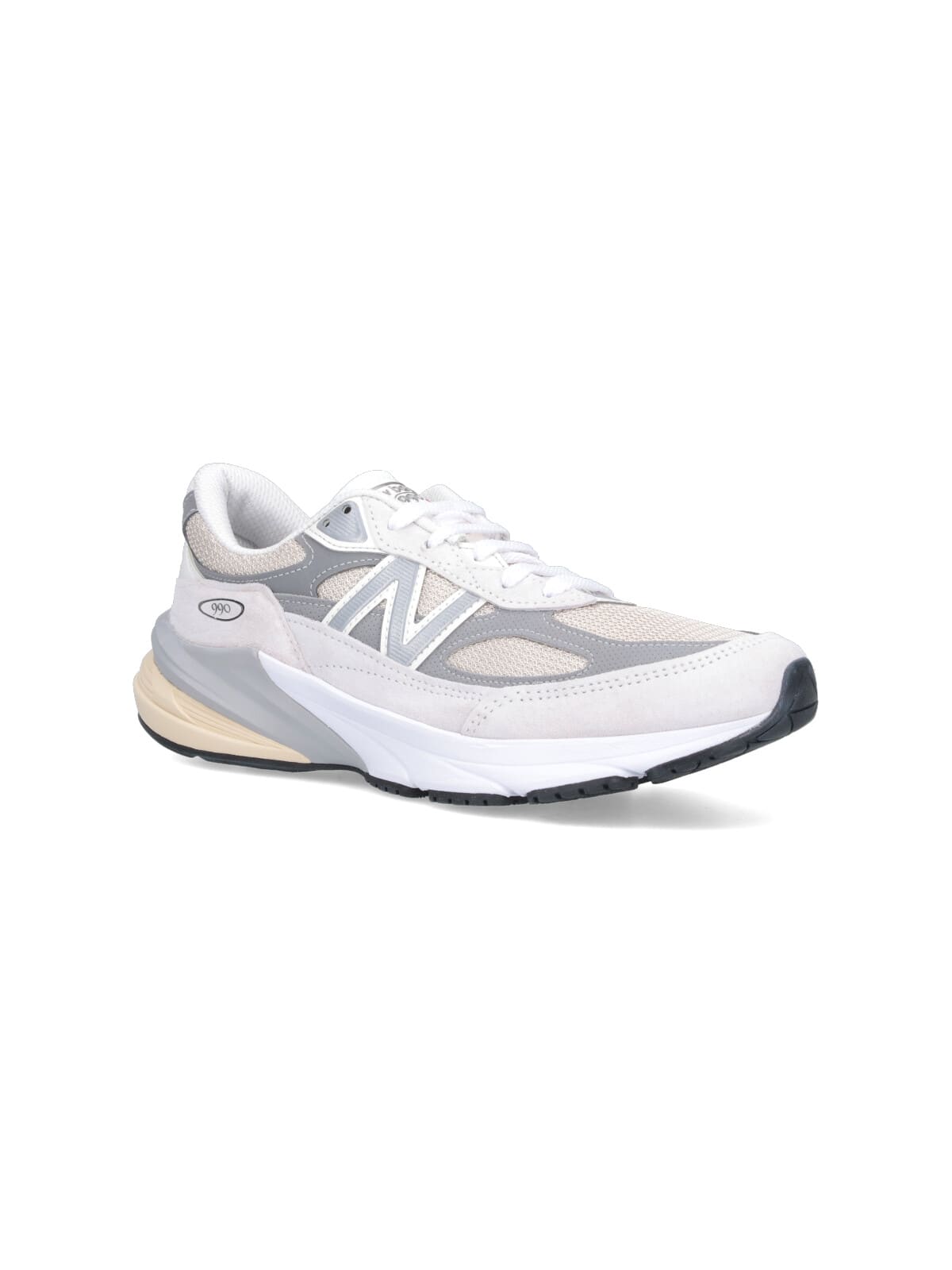 Shop New Balance 990v6 Sneakers In White