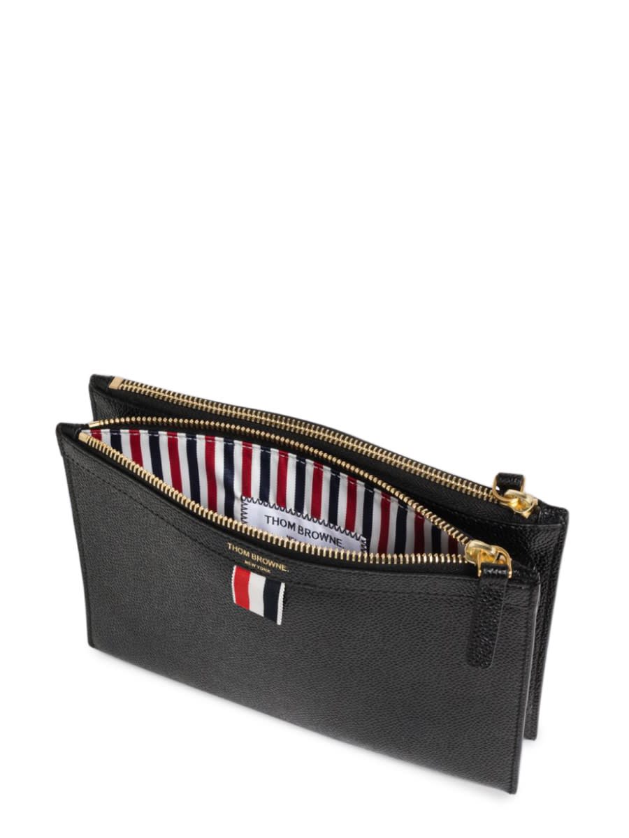 Shop Thom Browne Small Document Holder In Black