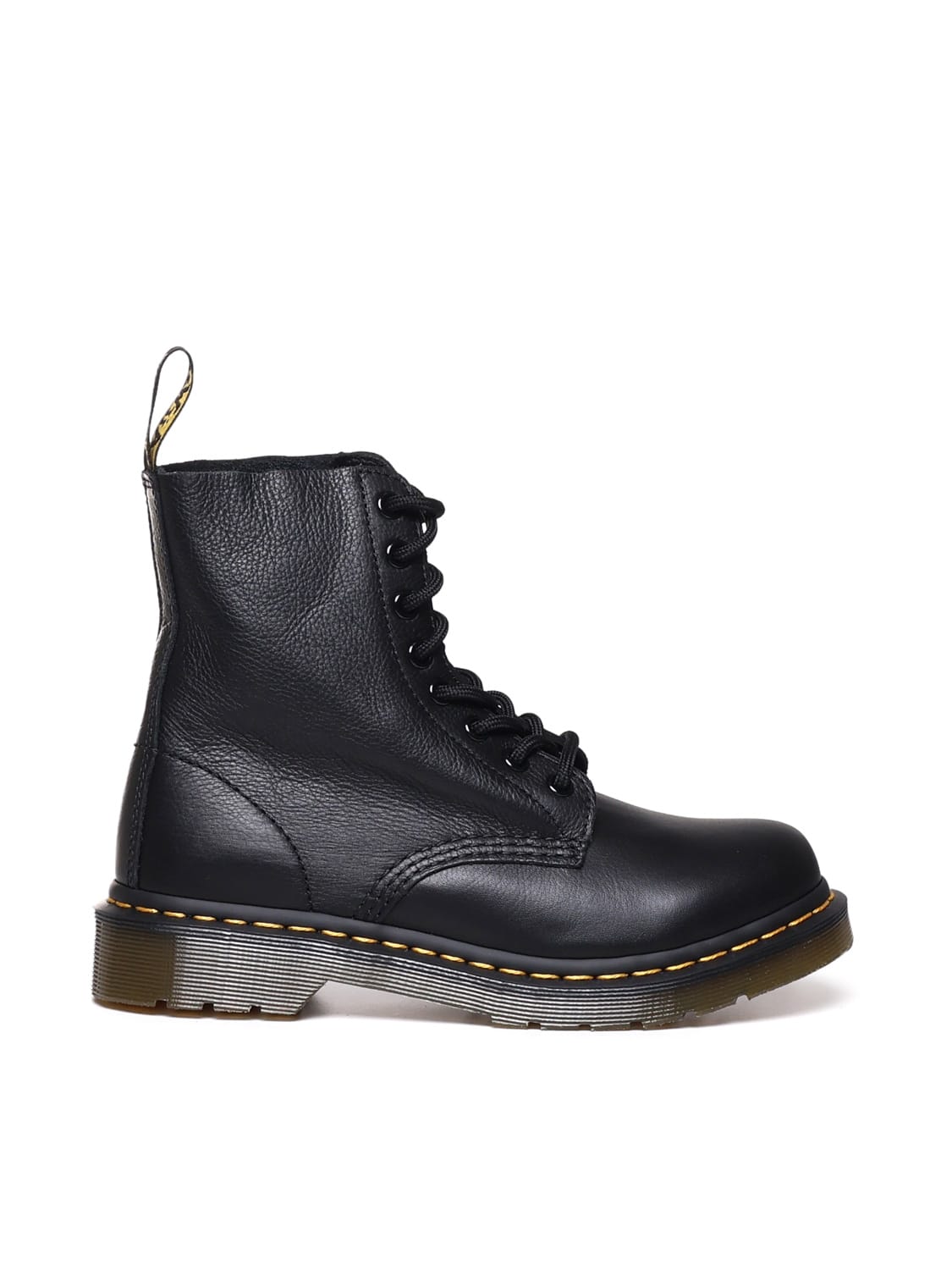 Shop Dr. Martens' 1460 Pascal Lace-up Boots In Virginia Leather In Black