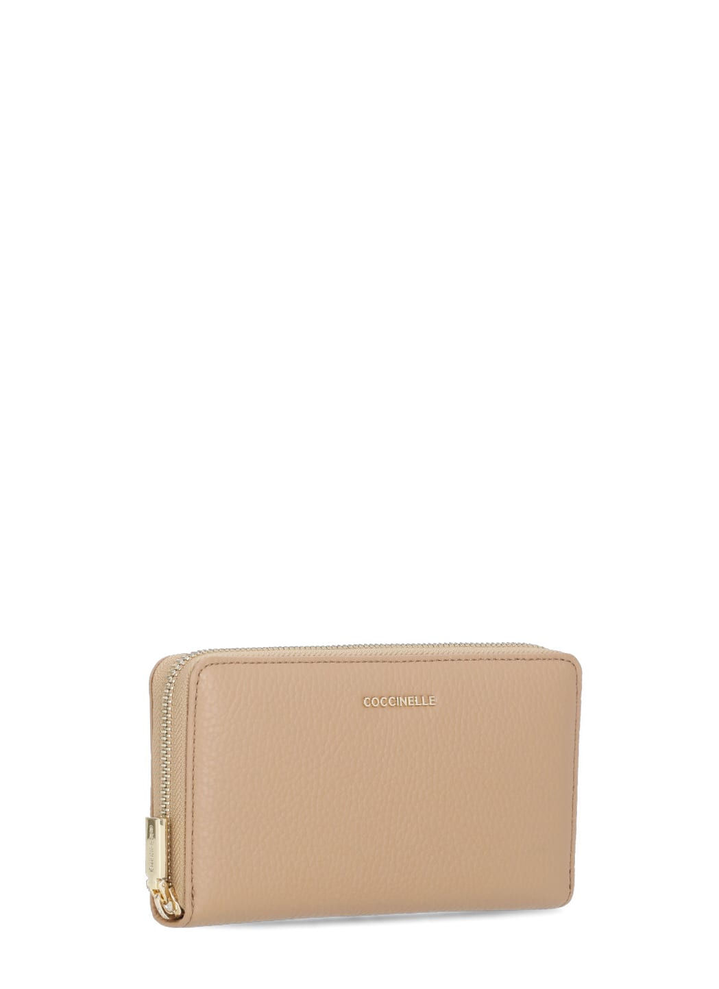 Coccinelle Beige Metallic Soft Wallet