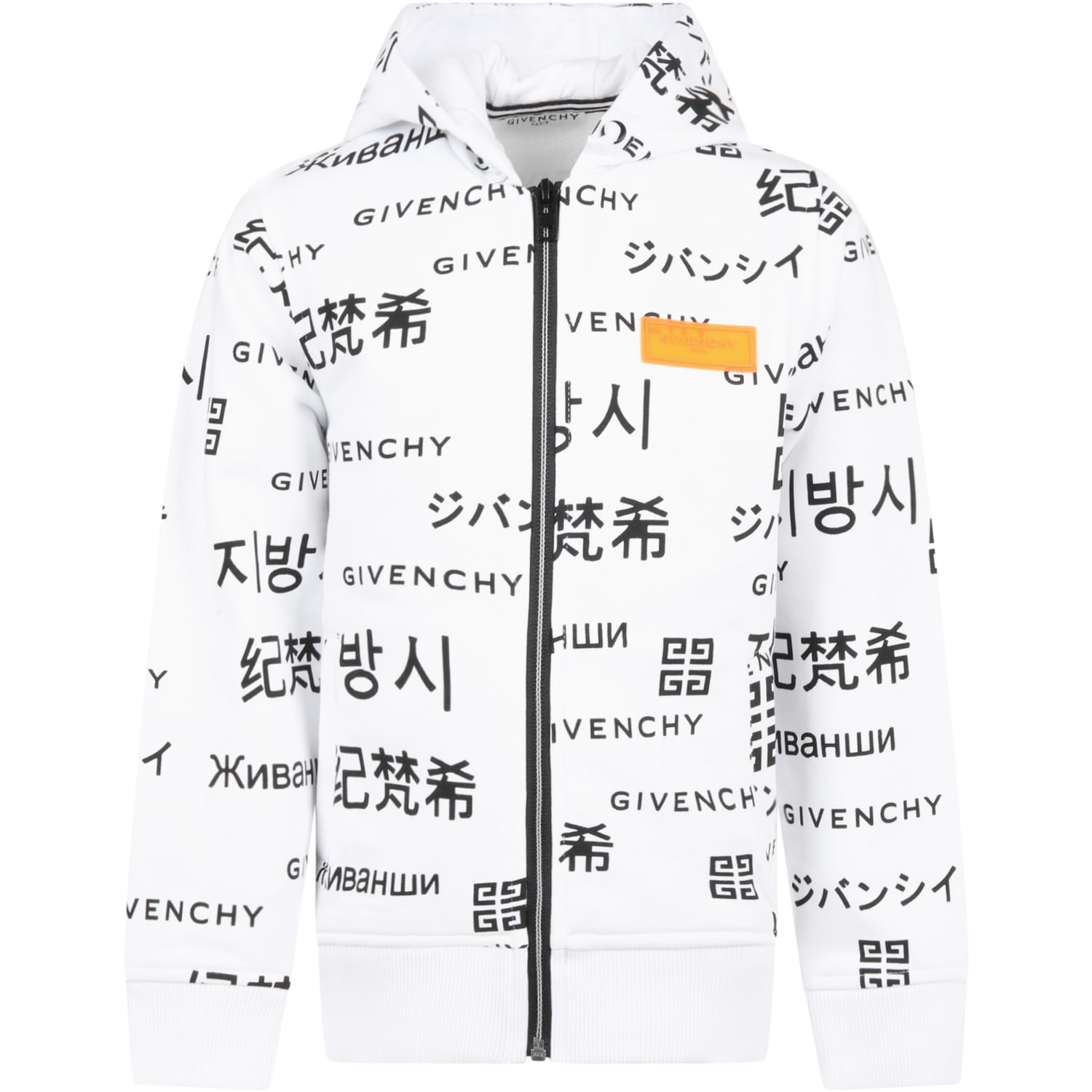 Givenchy WHITE SWEATSHIRT FOR BOY WITH LOGO