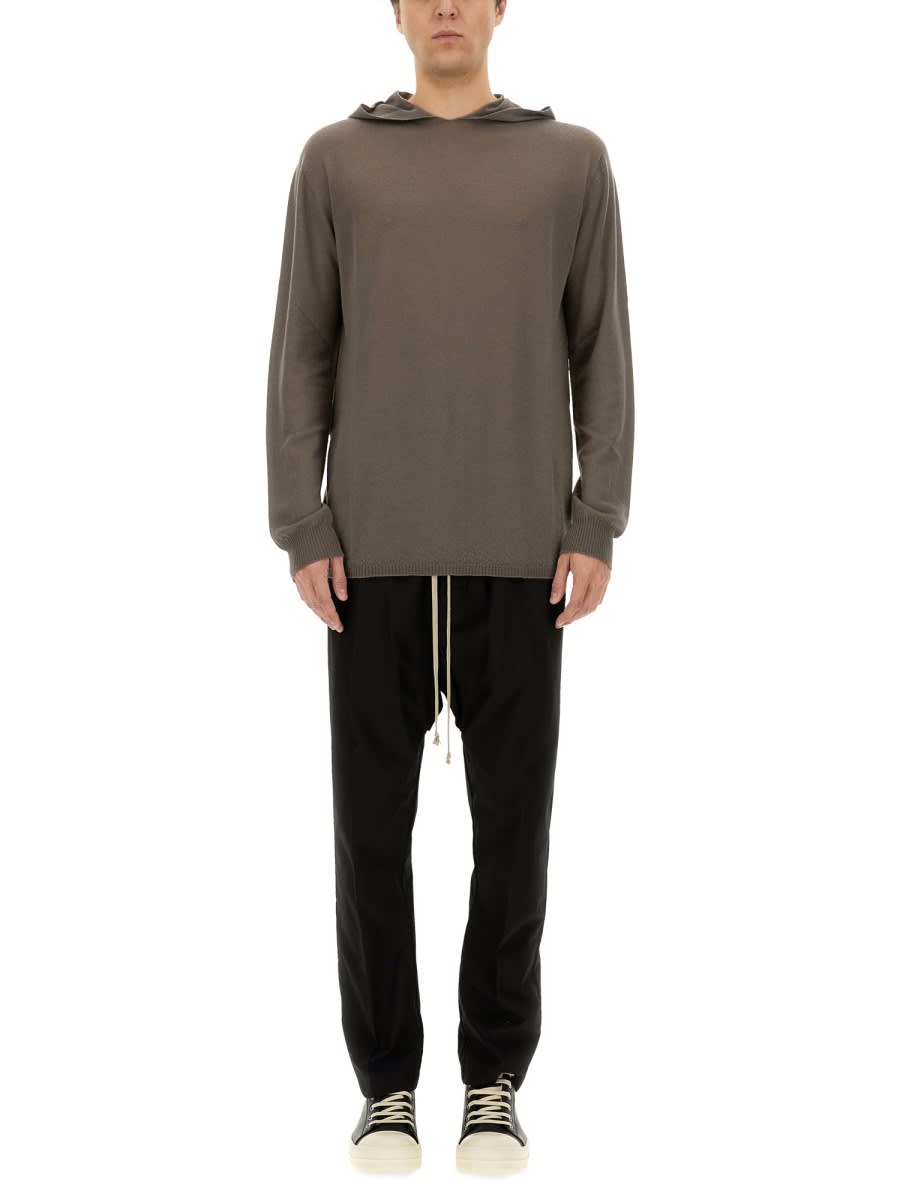 Shop Rick Owens Drawstring Pant In Black