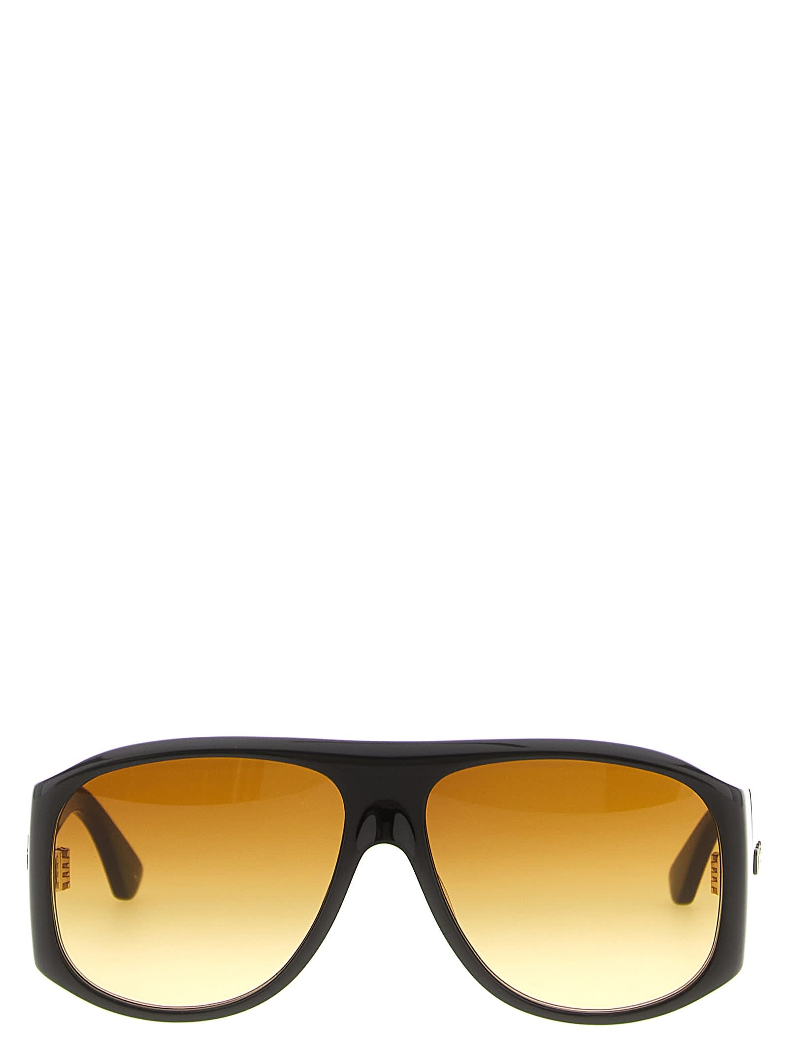 Chloé Retro Style Sunglasses Featuring Gradient Lenses In Yellow