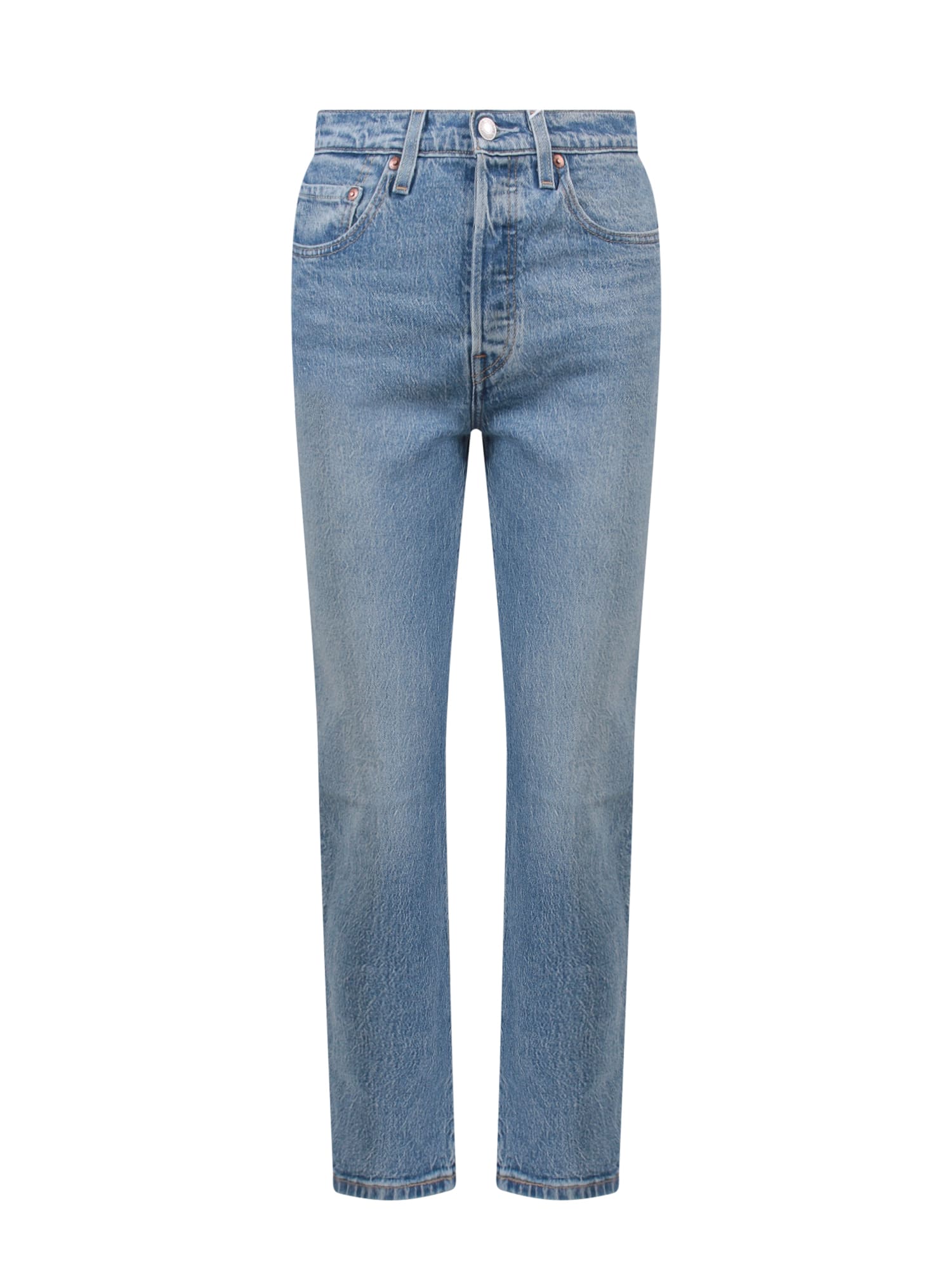Shop Levi's 501 Jeans In Clear Blue