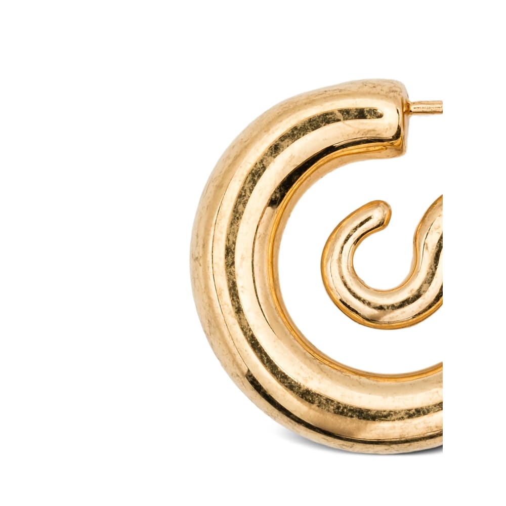 Panconesi Small Serpent Hoops Earrings In Gold