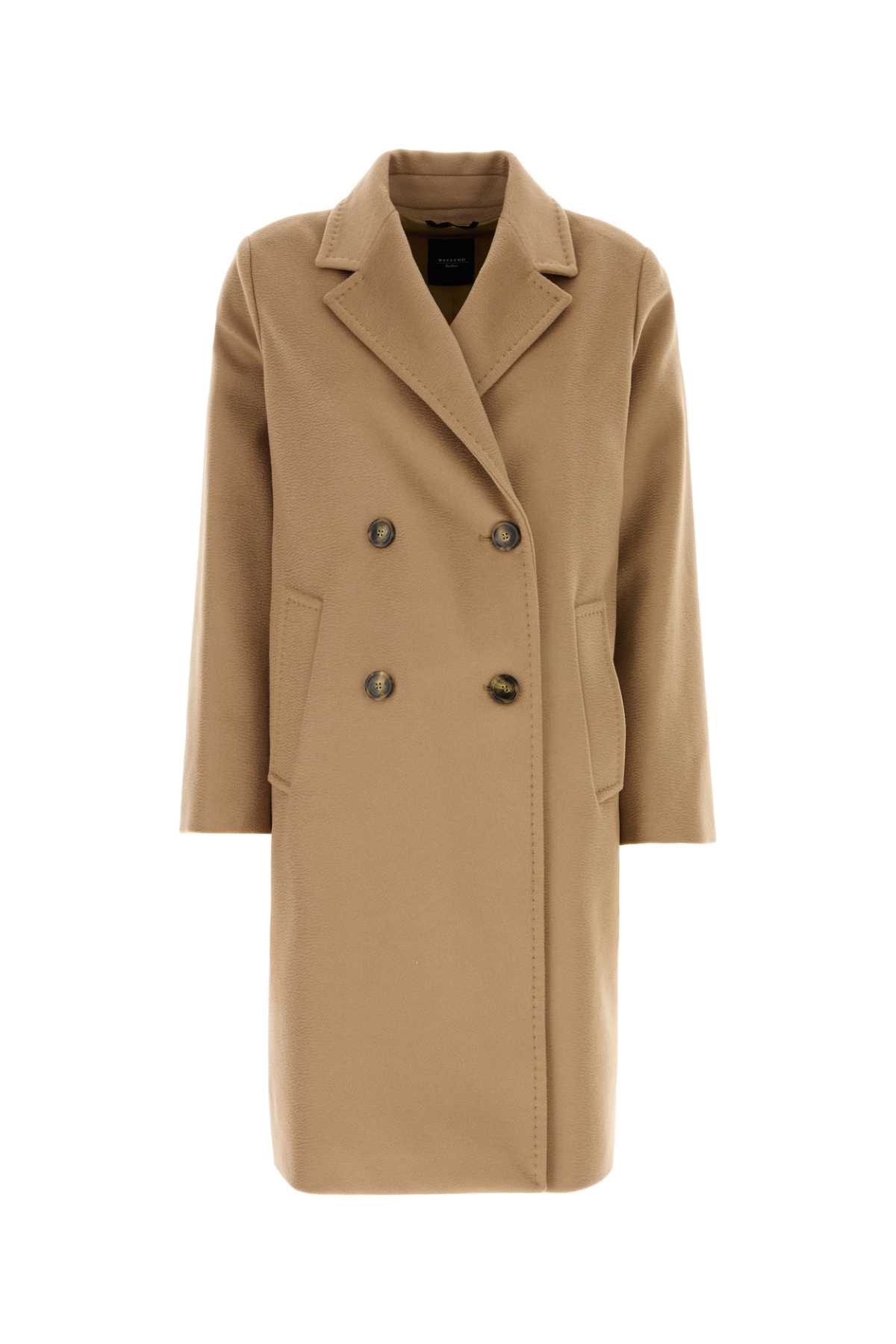 Weekend Max Mara Wool Coats In Classic Style In Brown