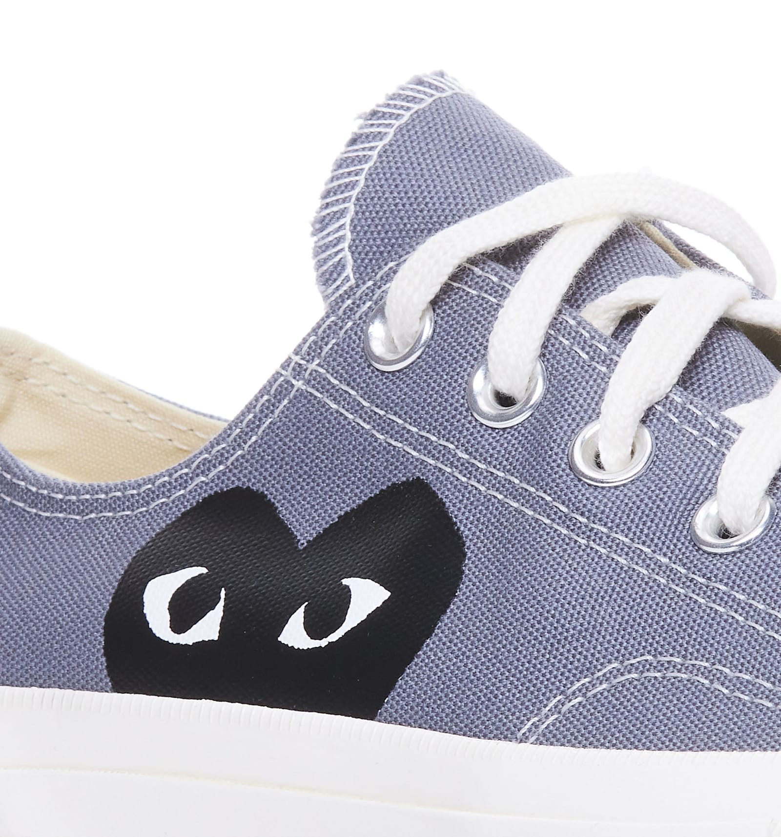 Comme Des Garçons Play Chuck Taylor Sneakers In Gray