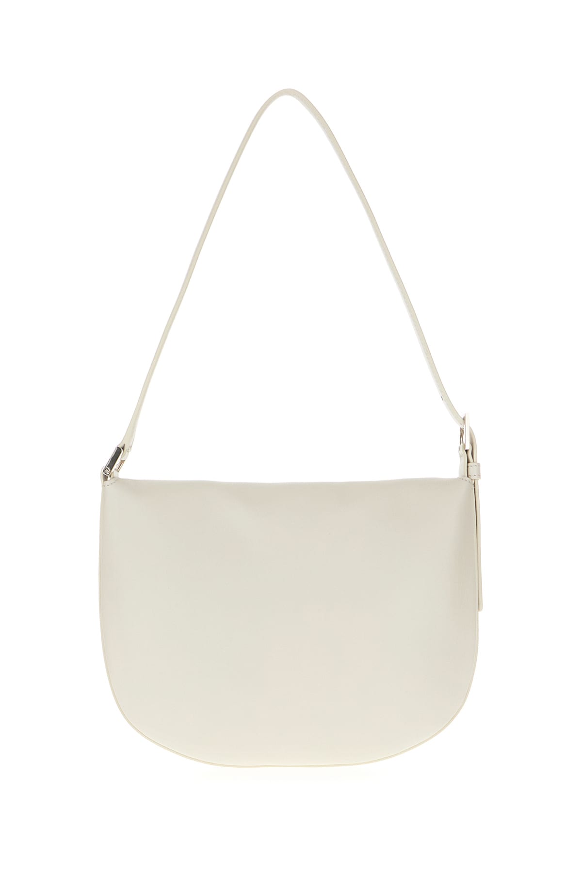 Shop Savette Chalk Leather Brooklyn Shoulder Bag In Ivory