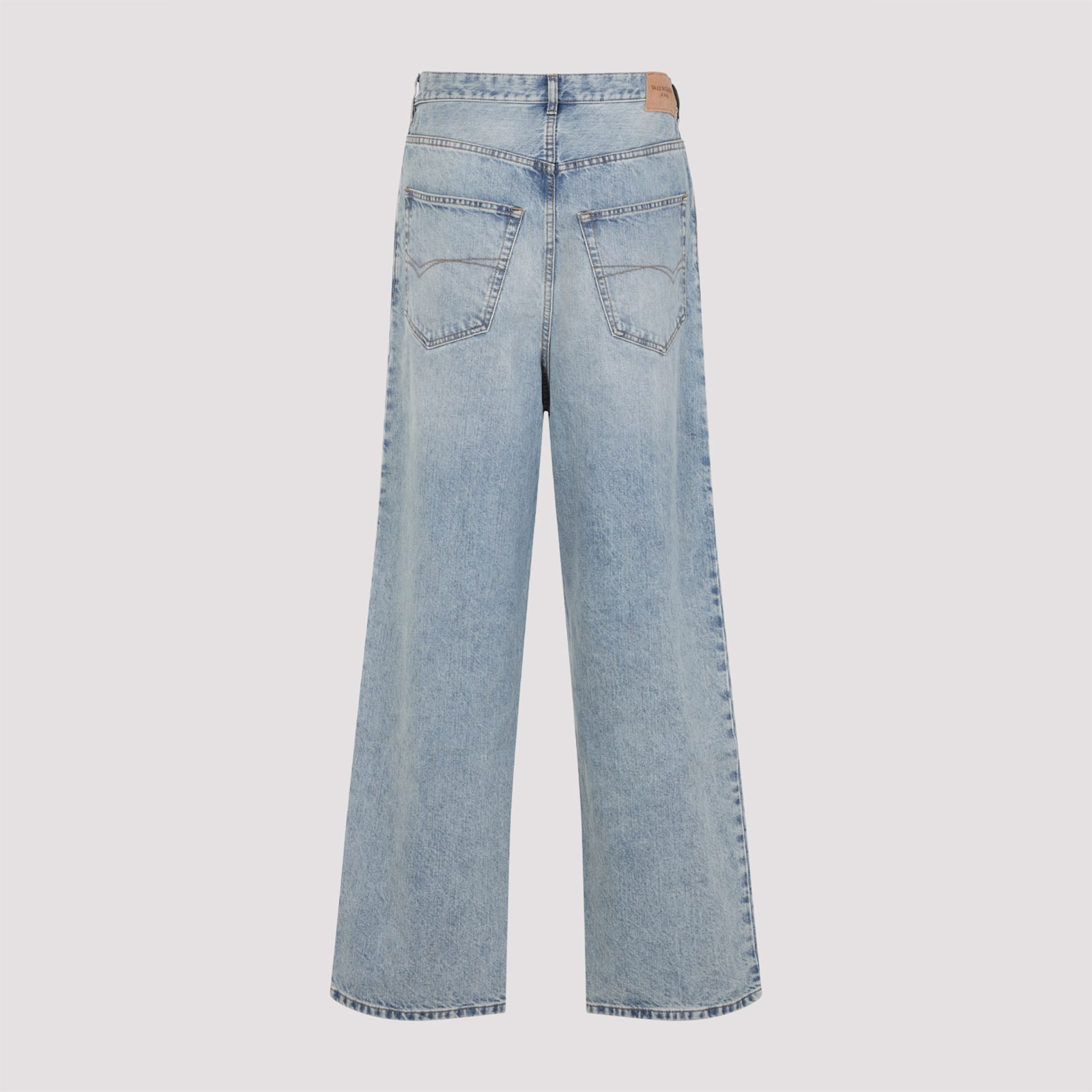 Balenciaga Light Blue Denim Jeans In Classic