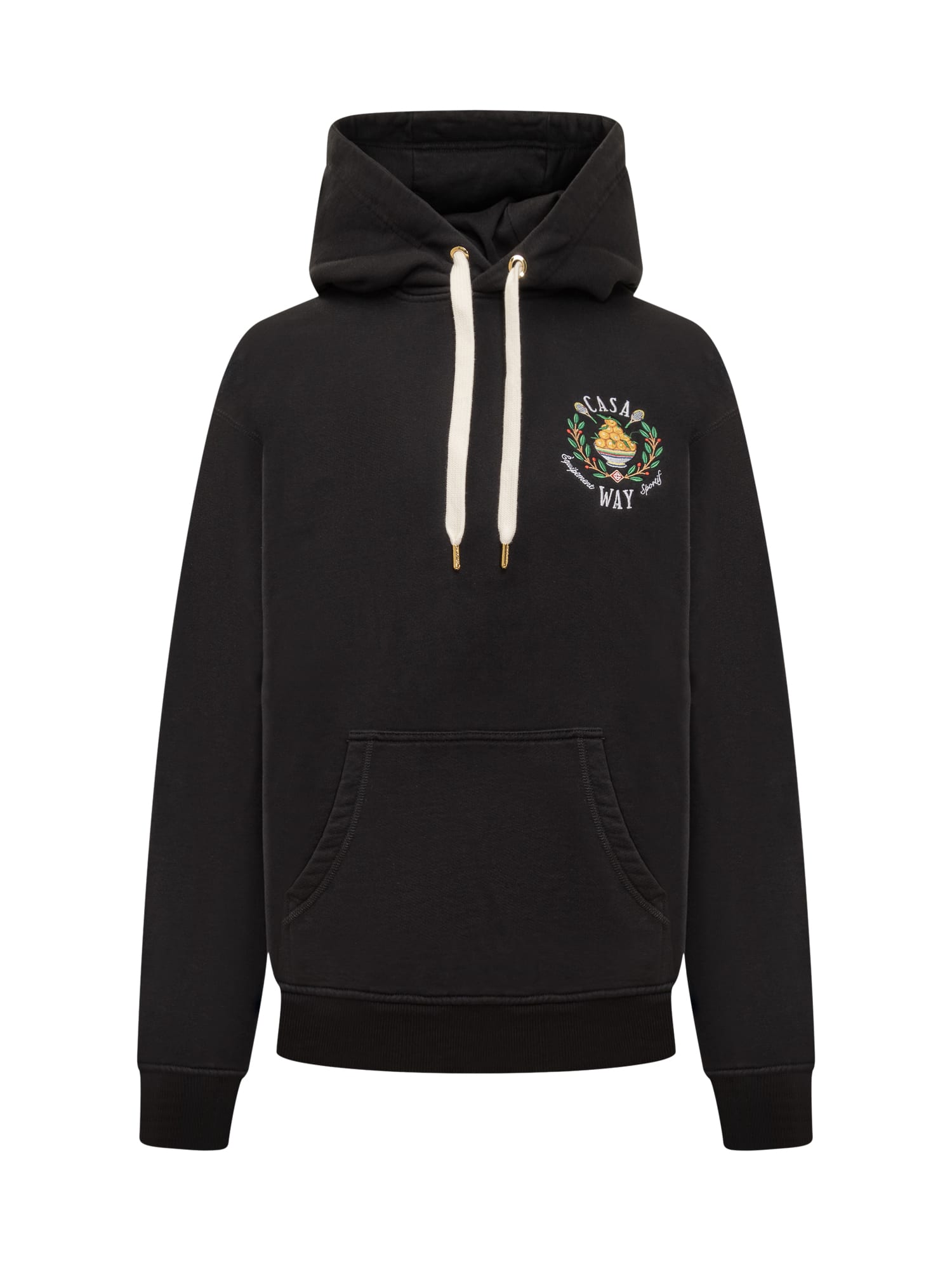 Shop Casablanca Casa Way Hoodie In Black