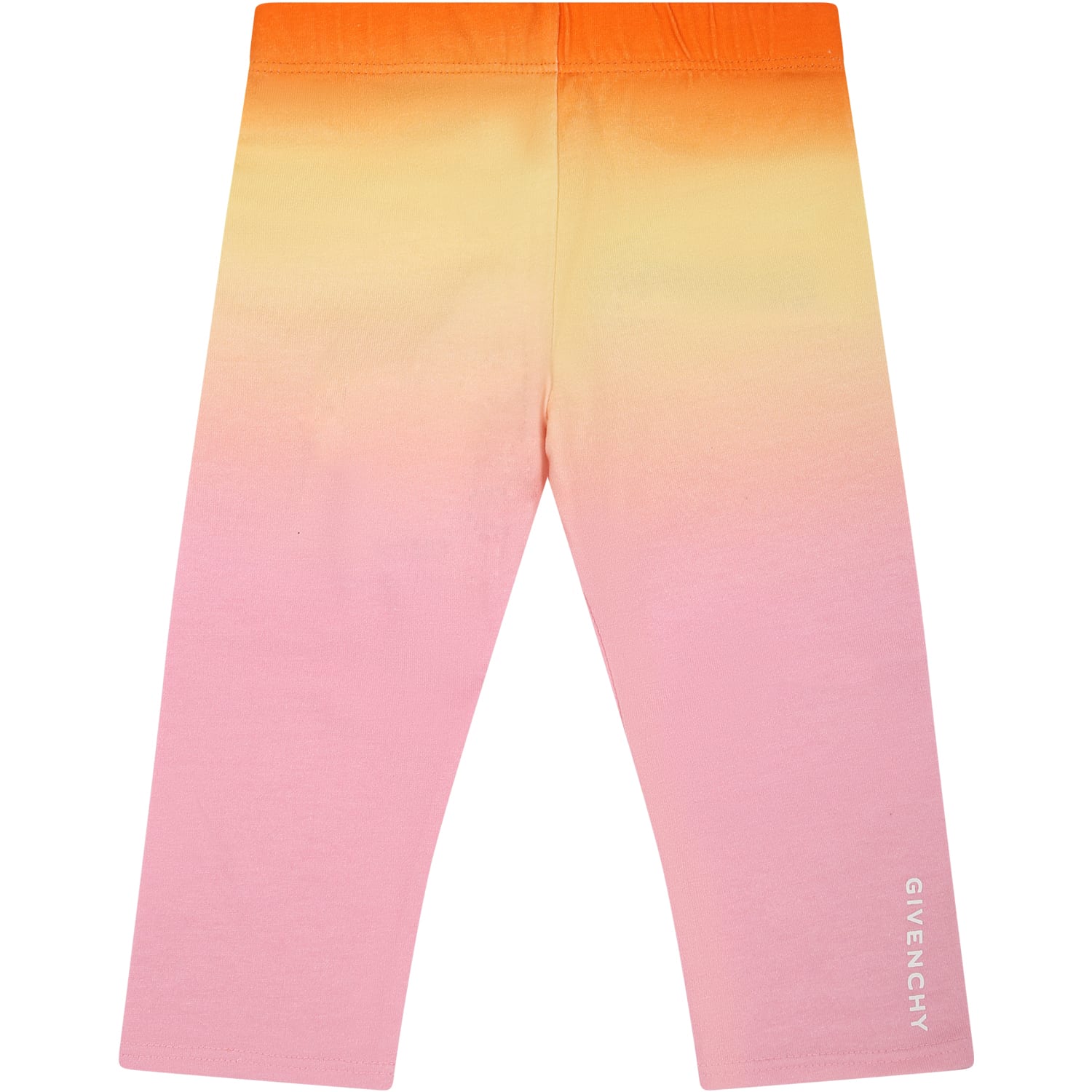 GIVENCHY MULTICOLOR LEGGINGS FOR BABY GIRL WITH LOGO