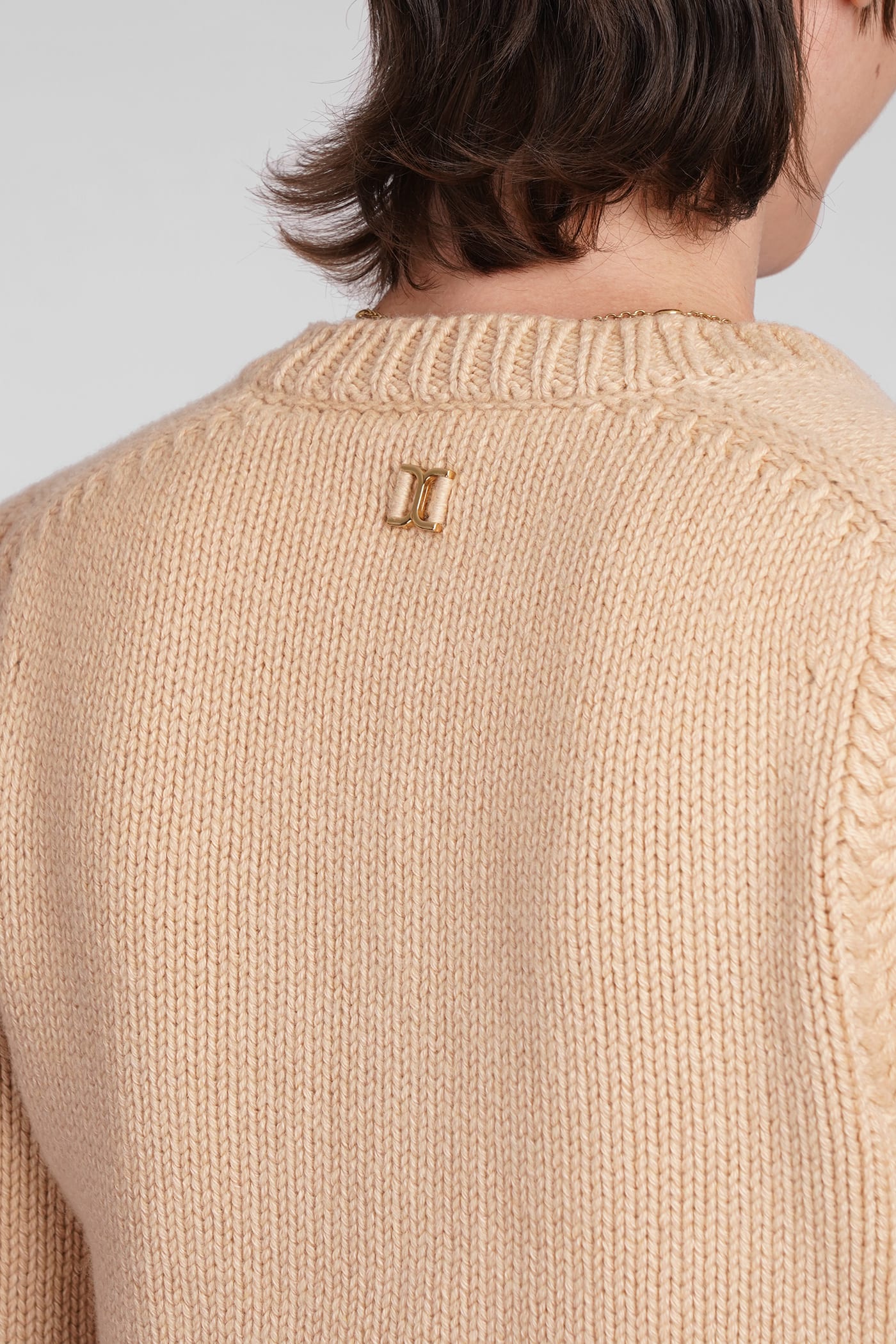 Shop Chloé Cardigan In Powder Wool