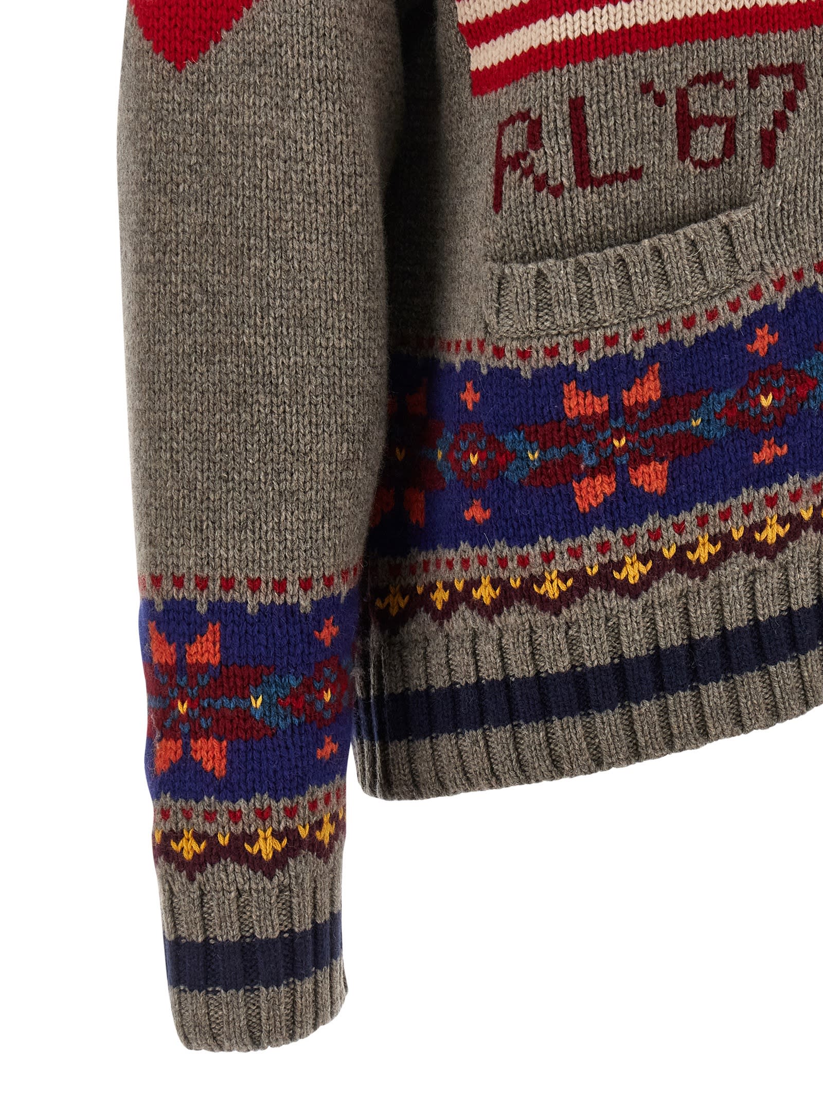 Polo Ralph Lauren Polo Bear Cardigan In Multi