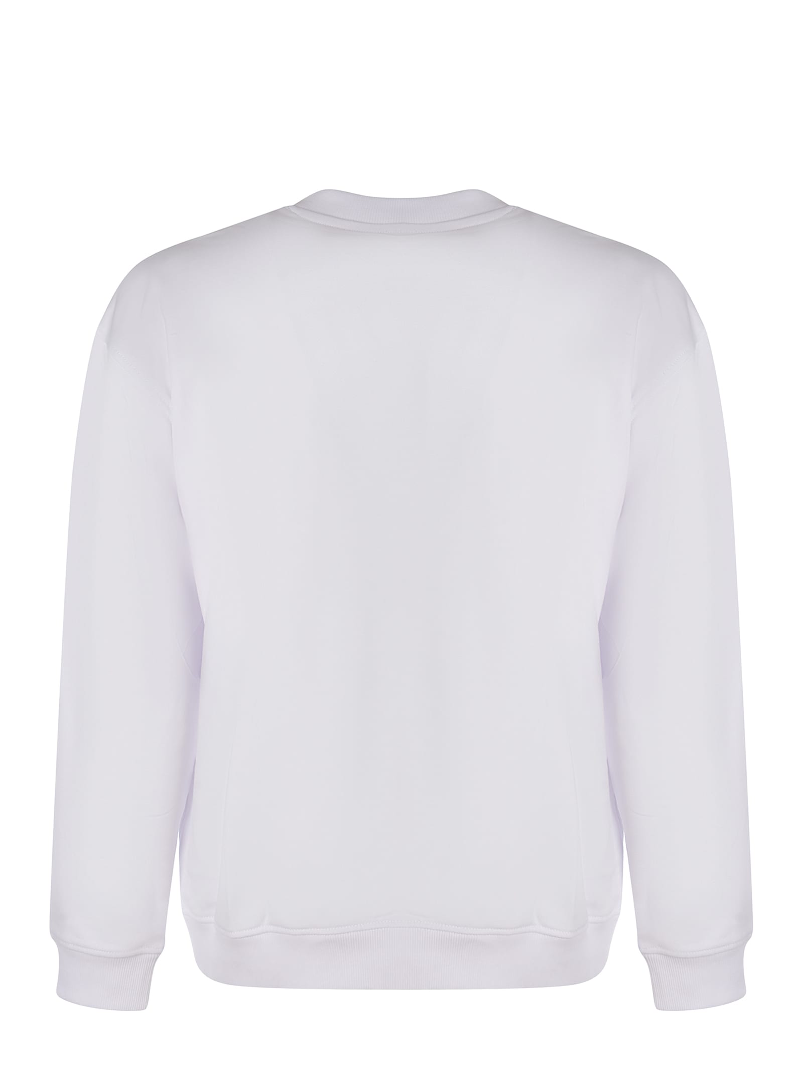 Shop Diesel Sweatshirt  S-boxt-od Made Of Cotton In White