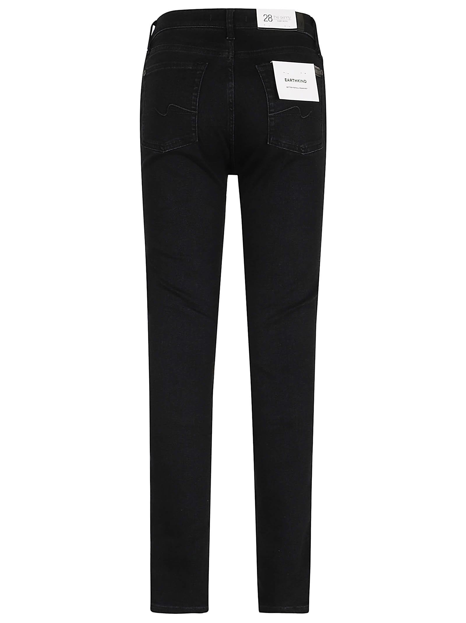 Shop 7 For All Mankind The Skinny Sliillsatnig In Black