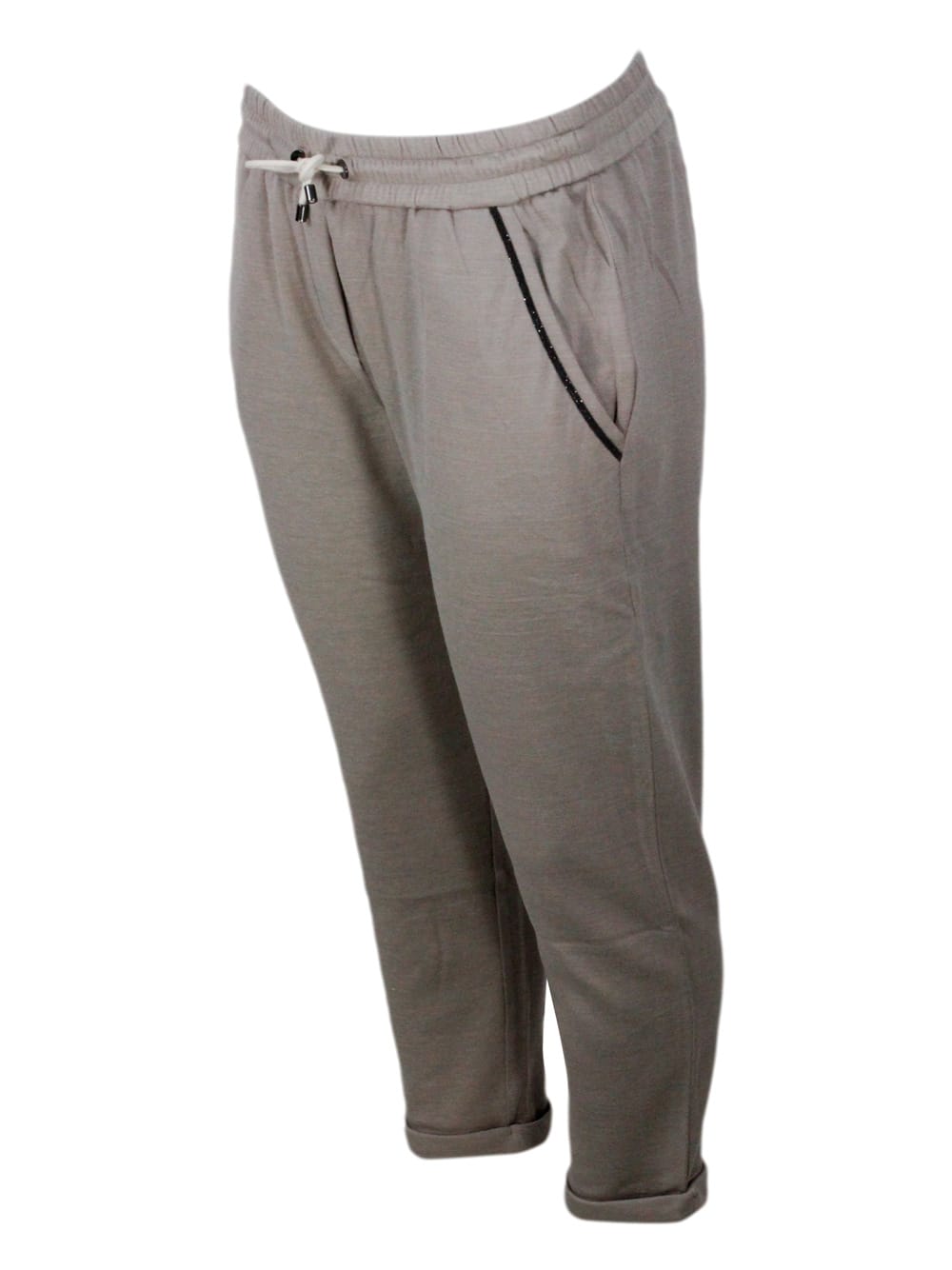 Shop Brunello Cucinelli Pants In Beige