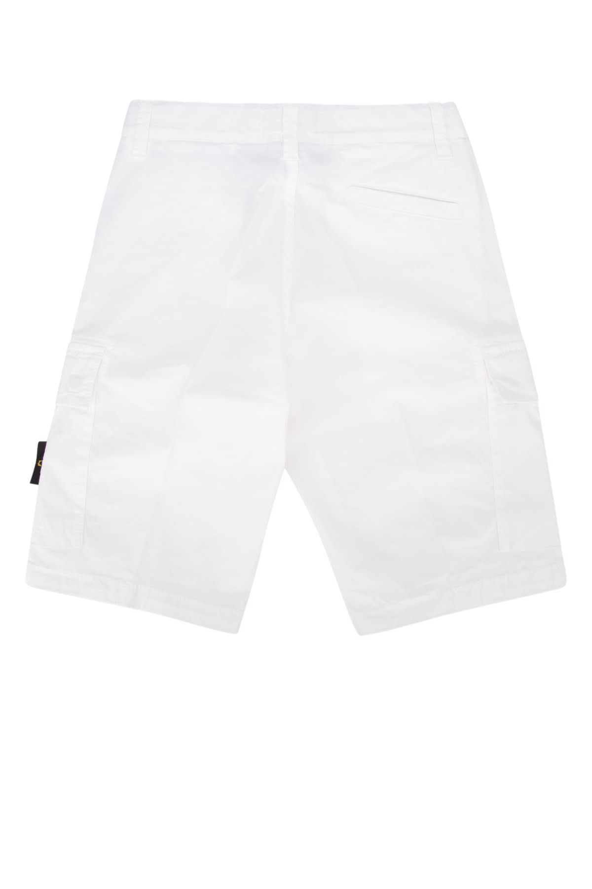 Stone Island Junior Kids' Pantalone In White