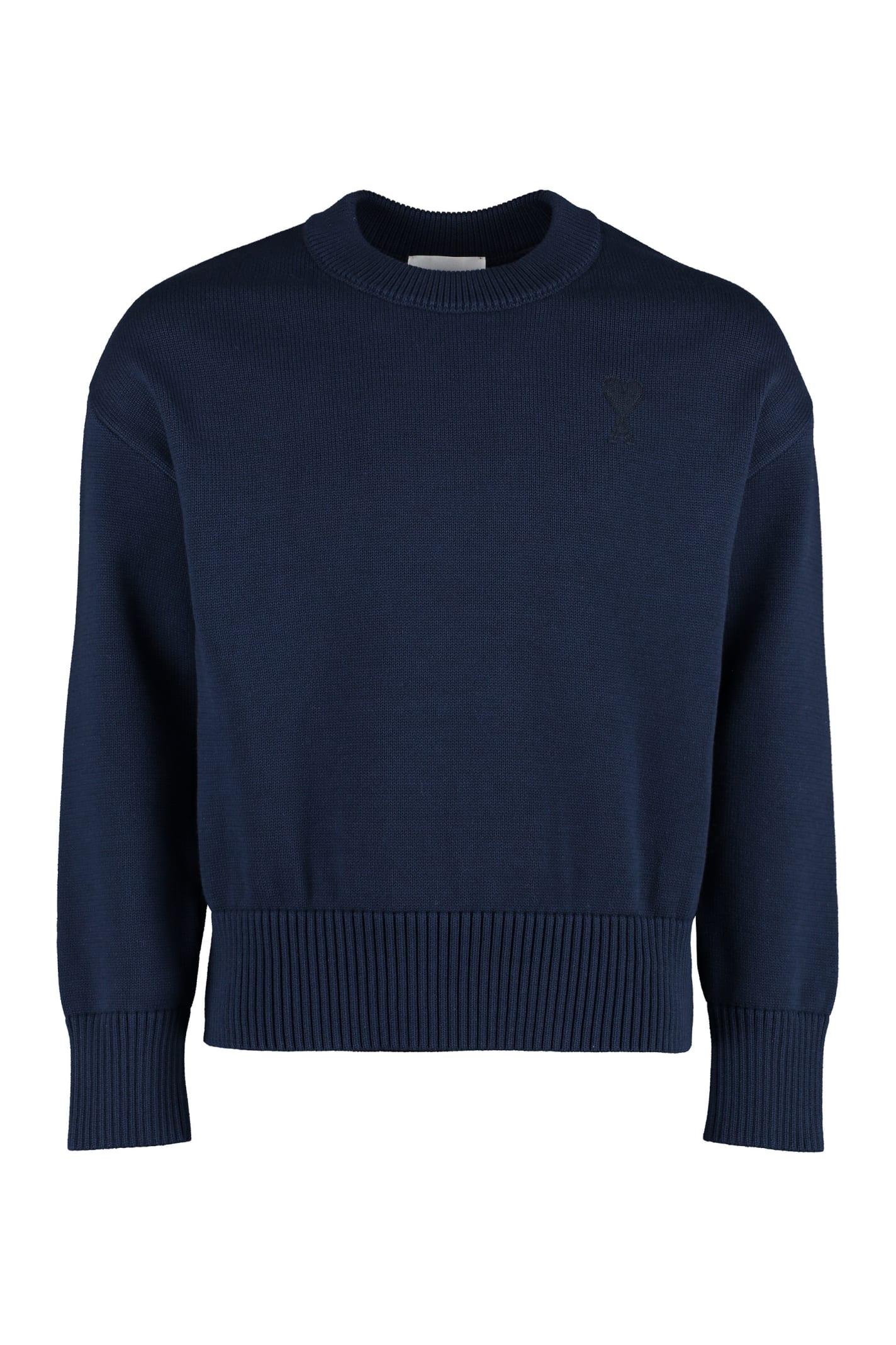 AMI ALEXANDRE MATTIUSSI LONG SLEEVE CREW-NECK SWEATER