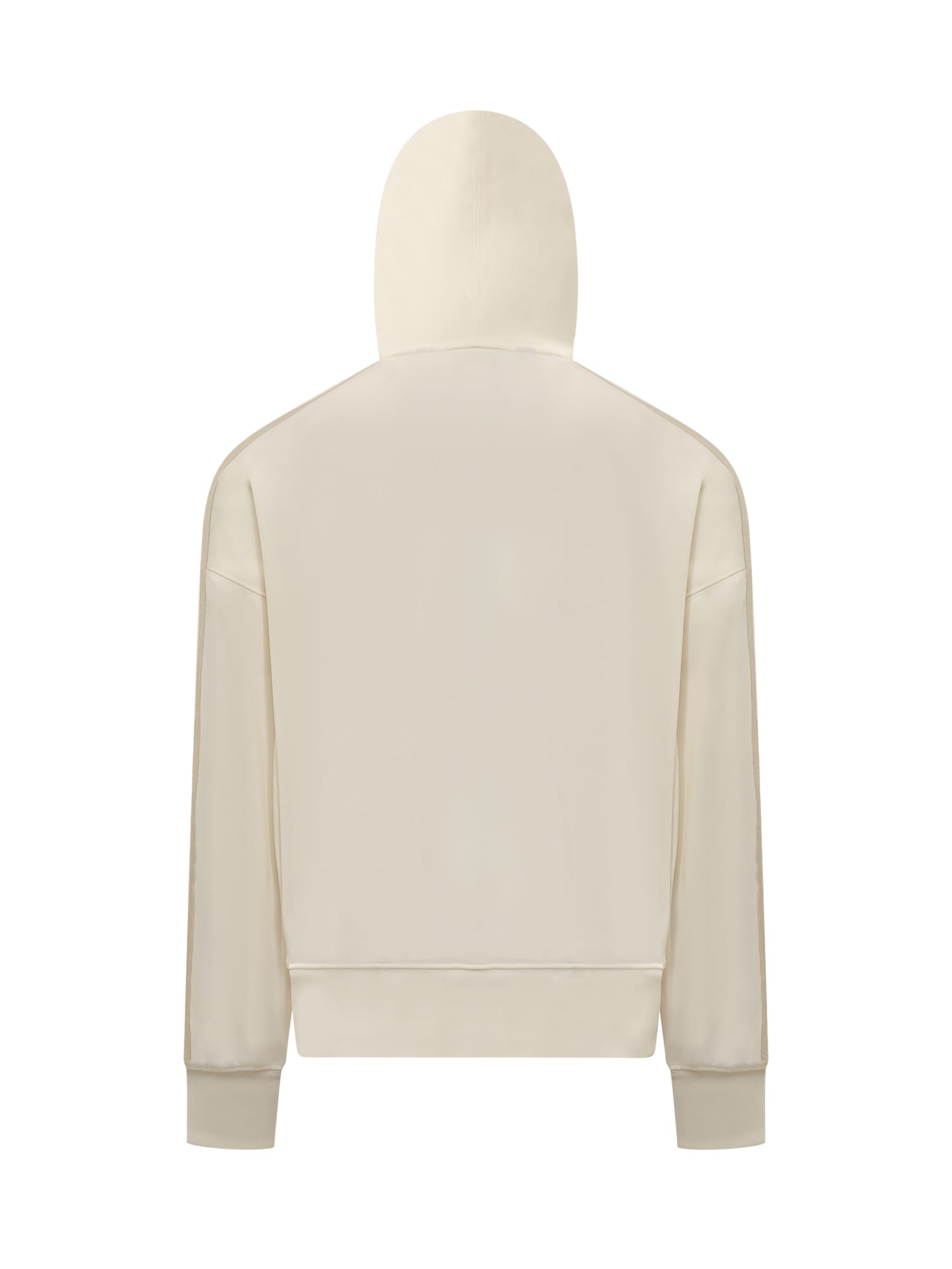 Palm Angels White Polyester Sports Sweatshirt In White