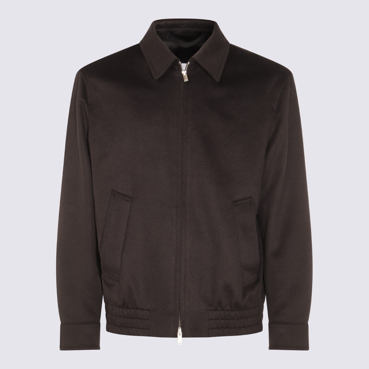 Dark Grey Wool Casual Jacket