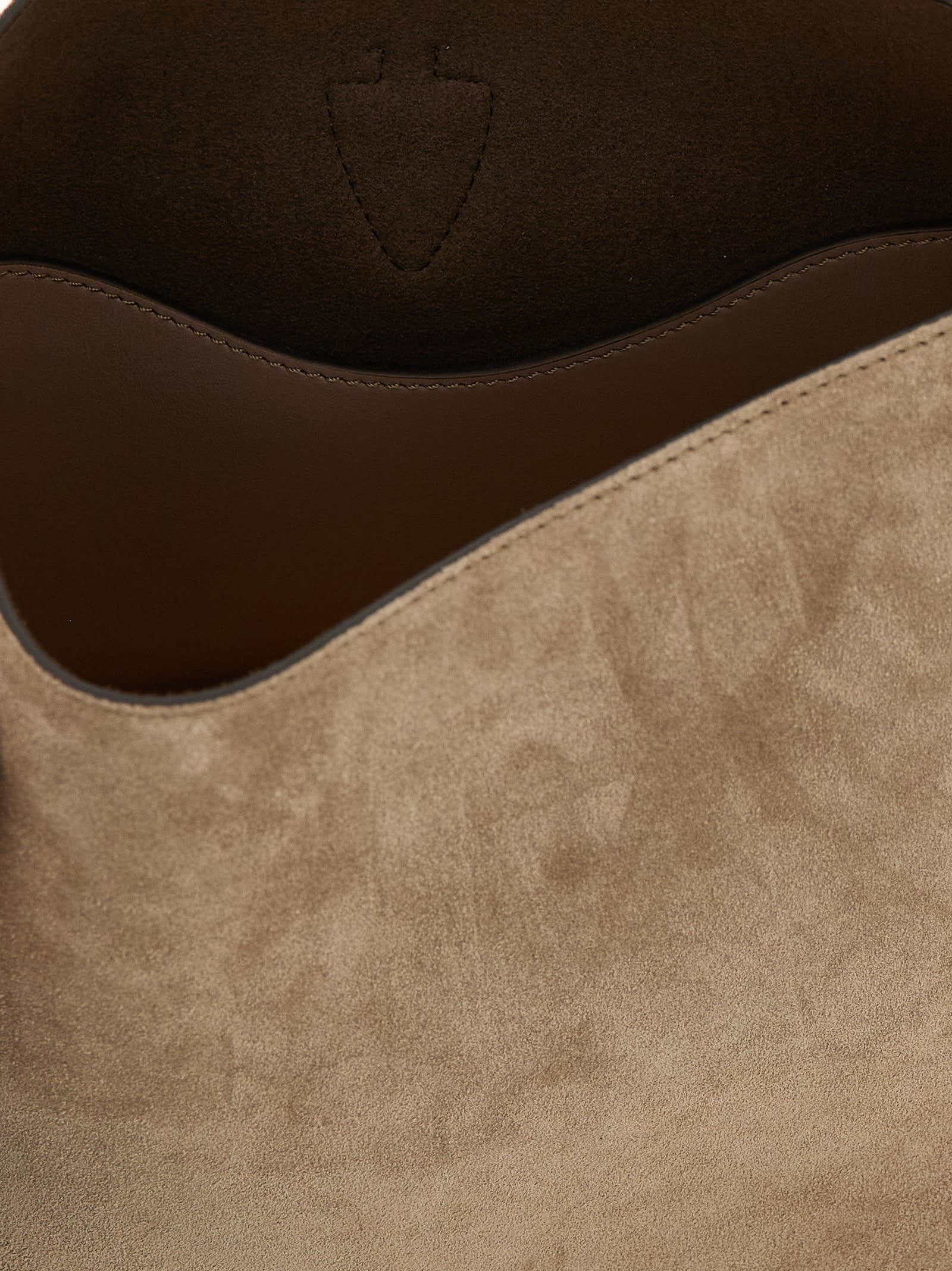 Tod's T Timeless Mini Bucket Bag In Sand