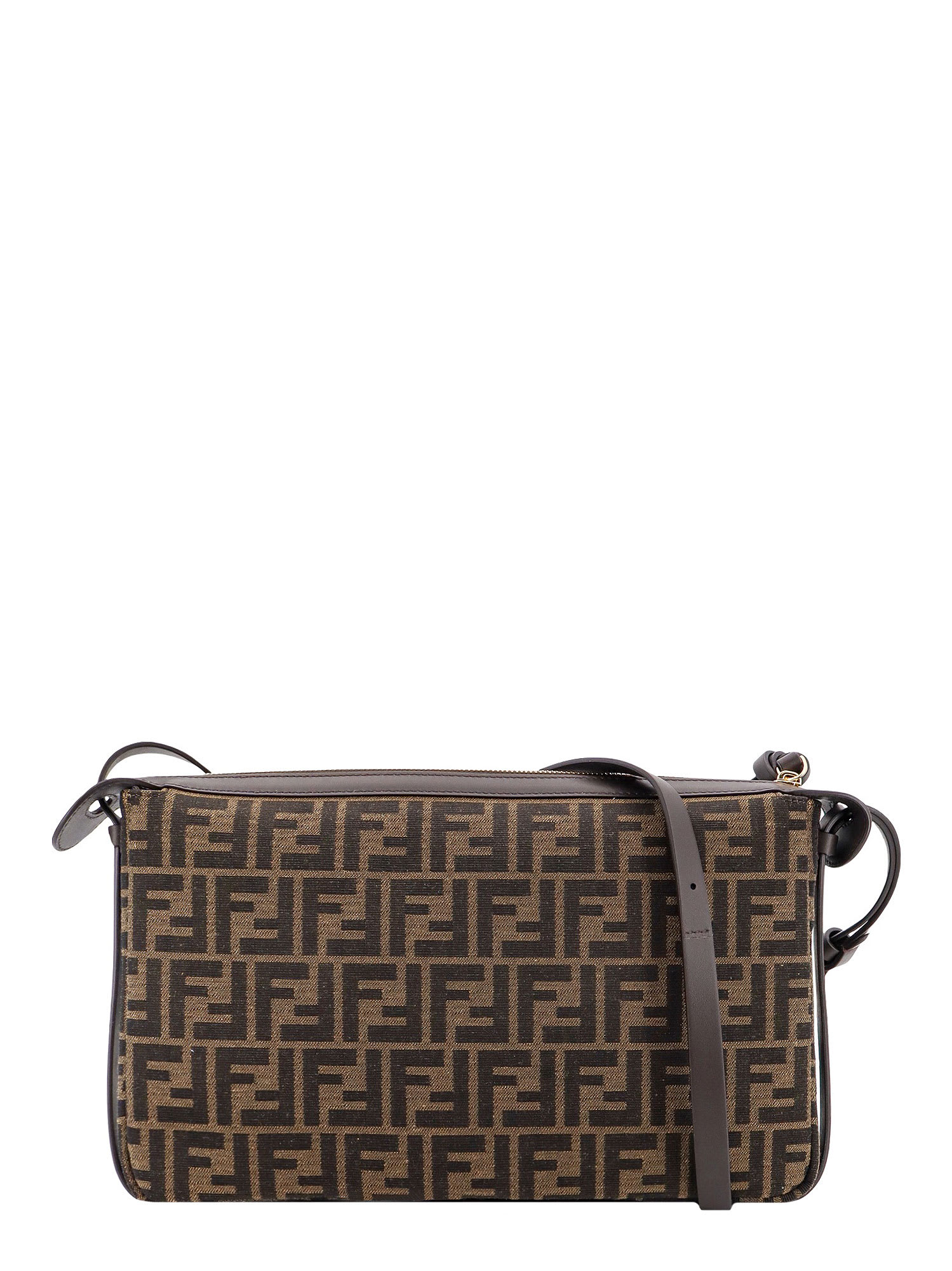 Shop Fendi Simply Shoulder Bag In Brown