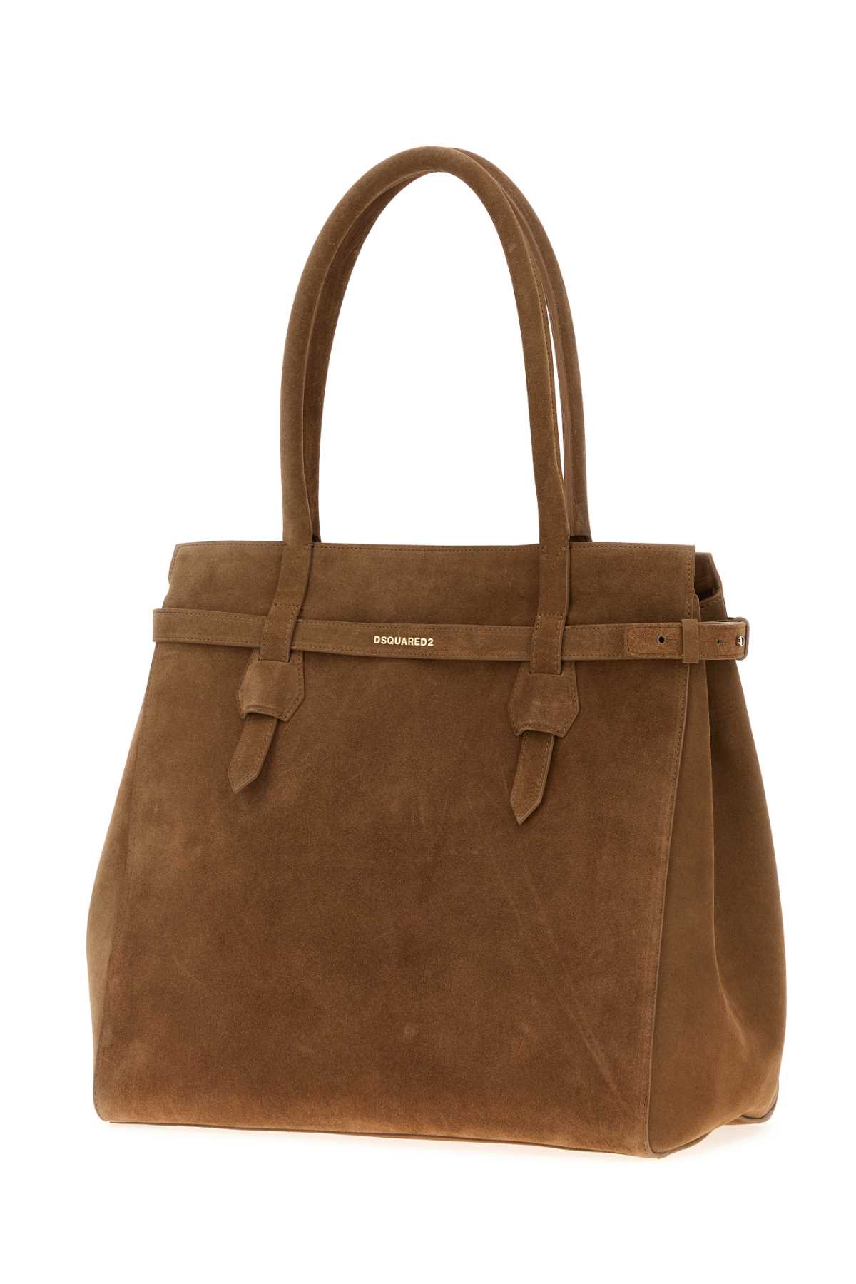 Dsquared2 Dsquared Biscuit Suede Twin Handbag In Brown