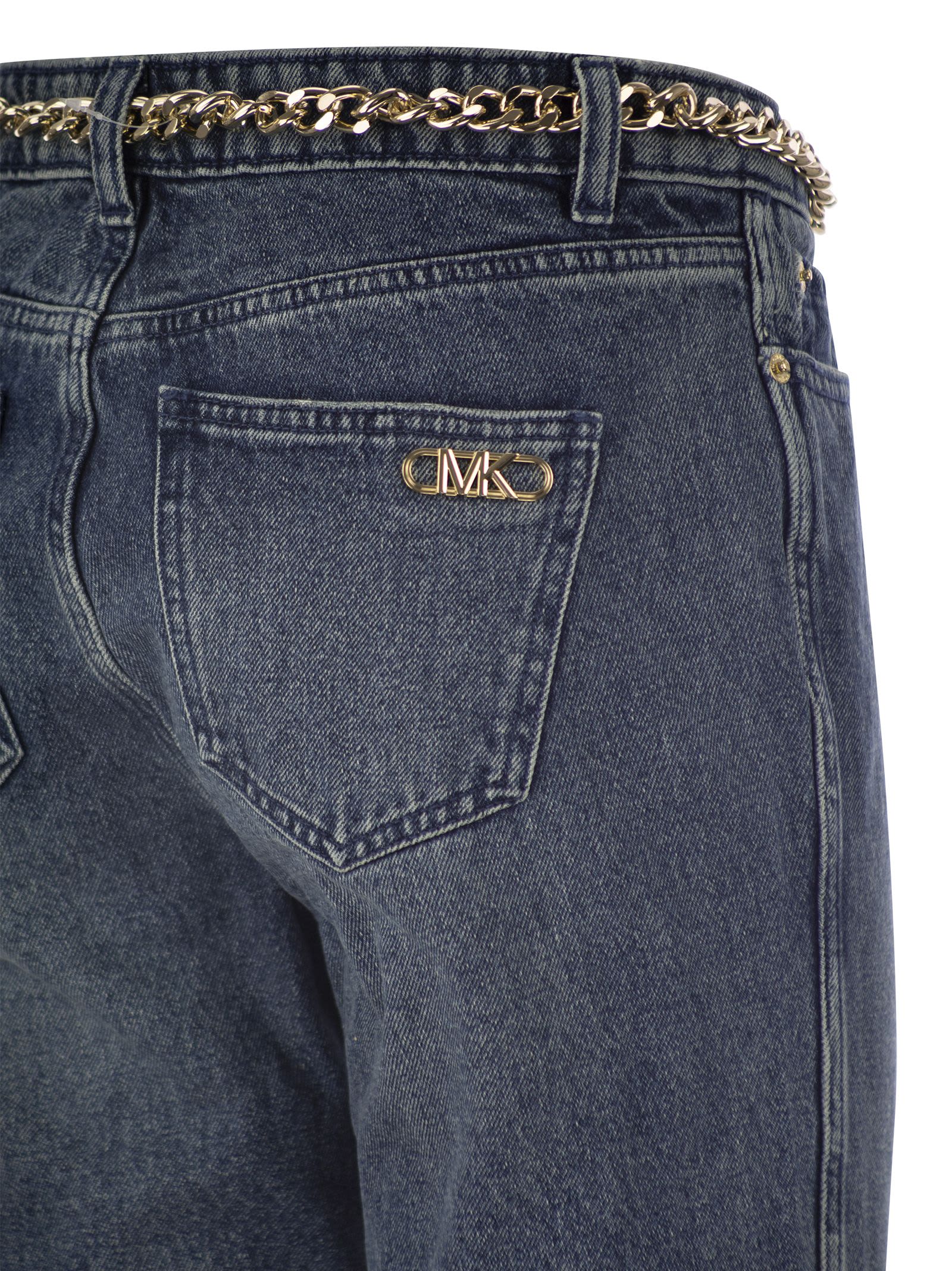 Shop Michael Kors Denim Flair Jeans In Duskbluewash