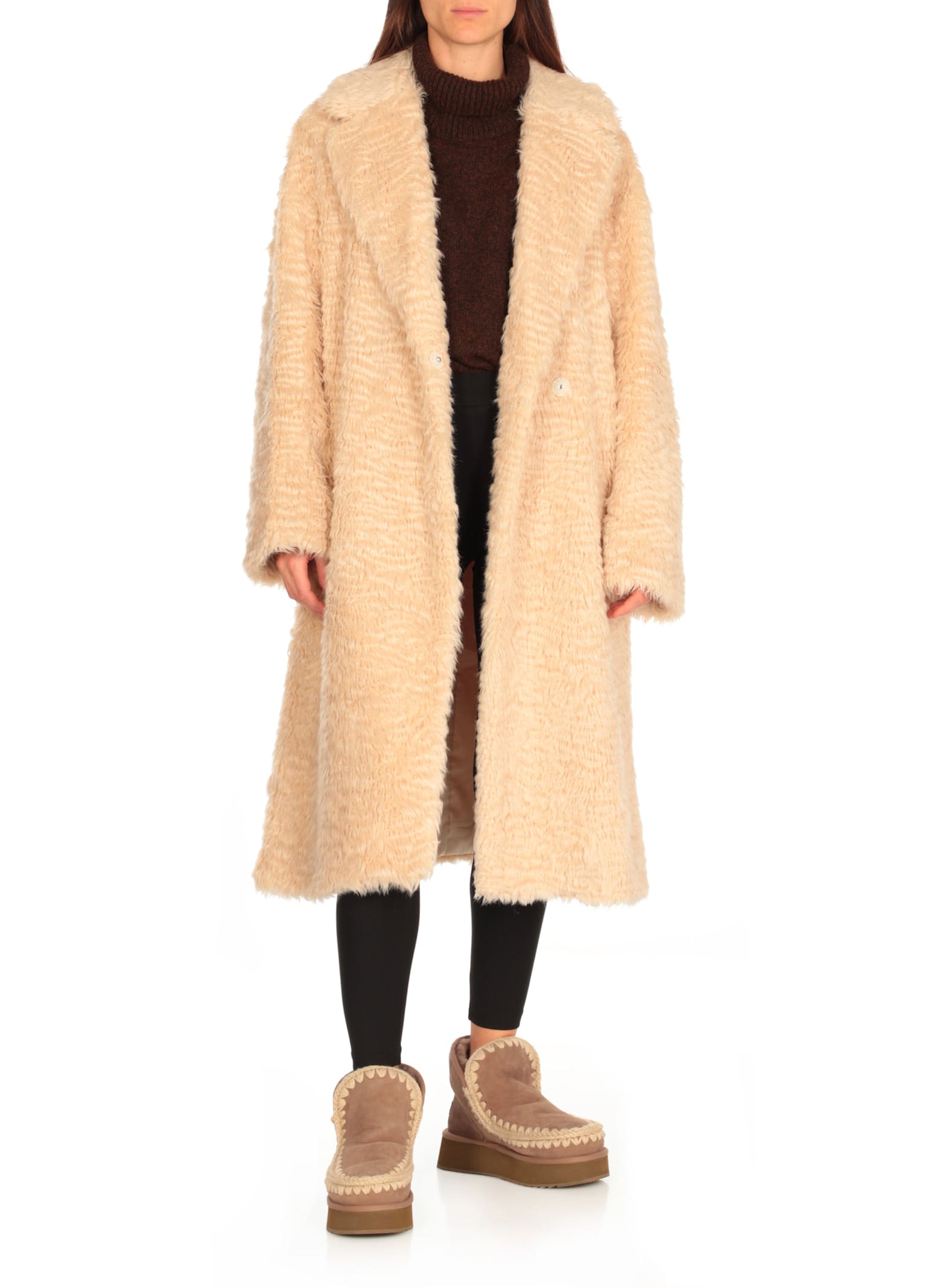 Mou Mini Eskimo Platform Boots In Brown