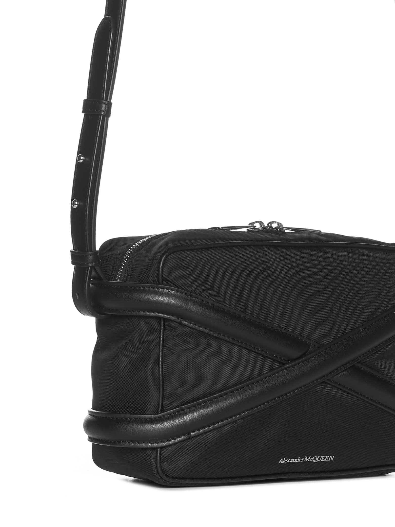 Alexander Mcqueen Alexander Mc Queen Harness Nylon Camera Bag In Black