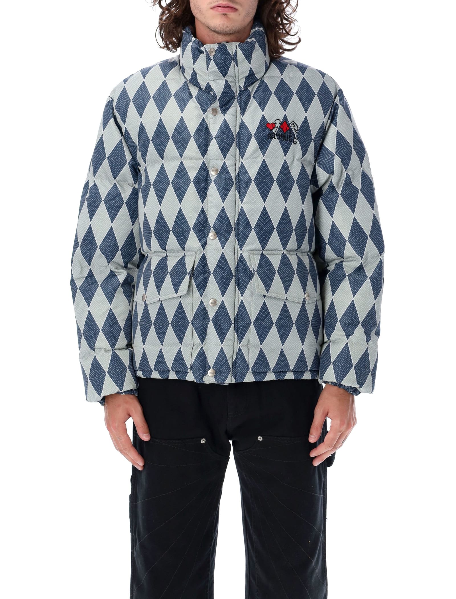 Shop Paccbet Card Suite Puffer In Print
