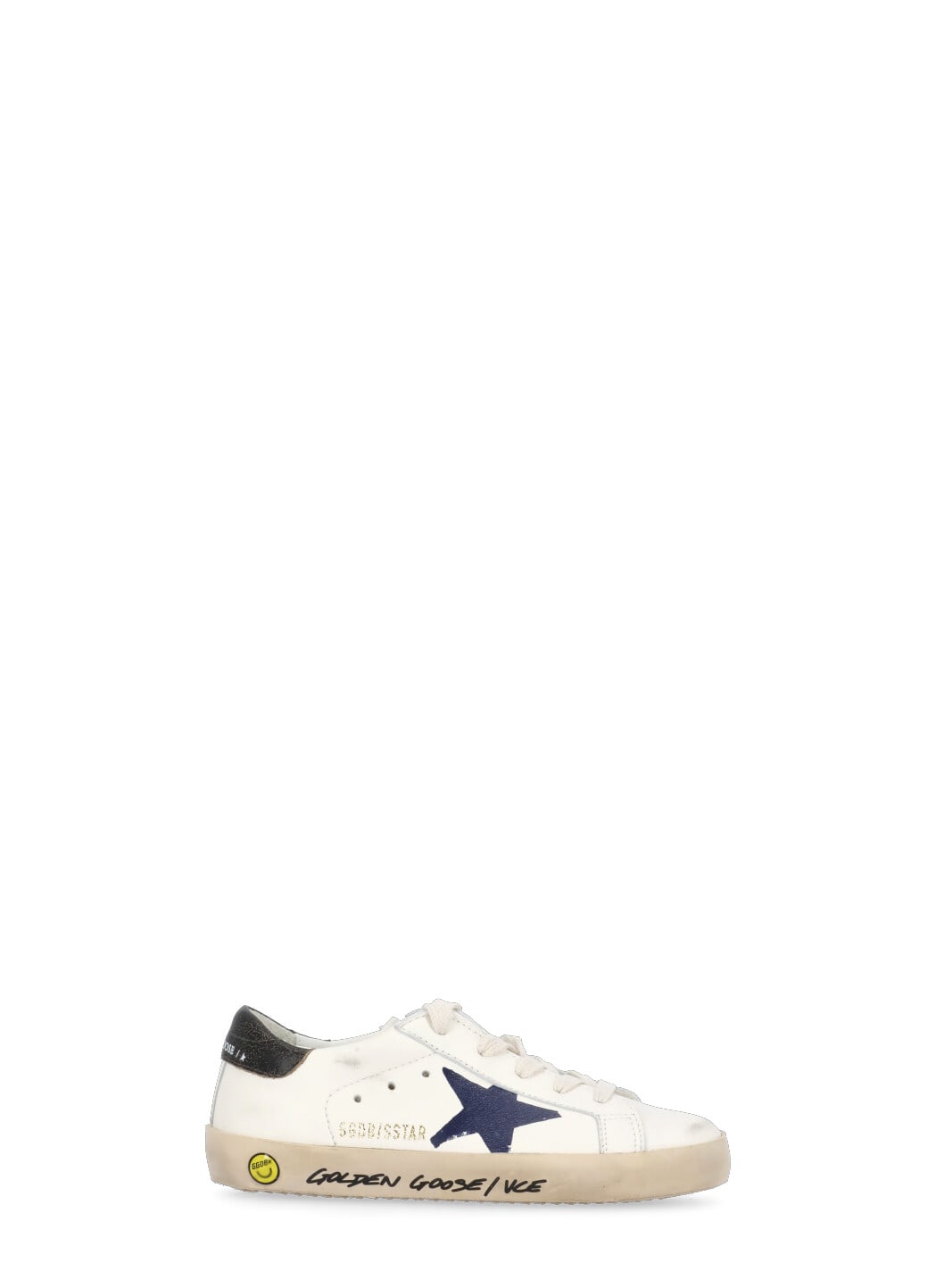 Golden Goose Kids' Super Star Classic Sneakers In White