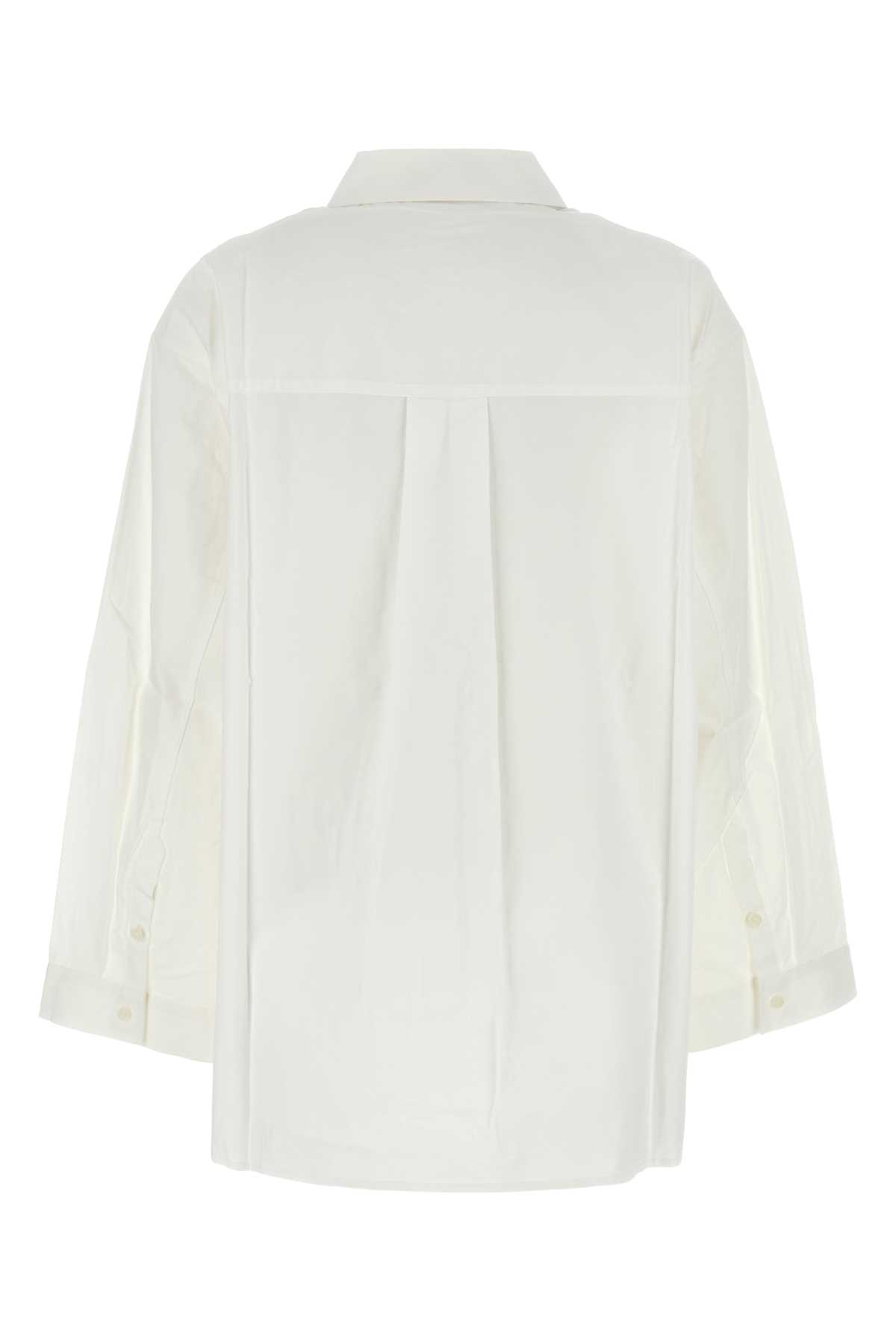 Camilla And Marc White Poplin Winslow Oversize Shirt In White