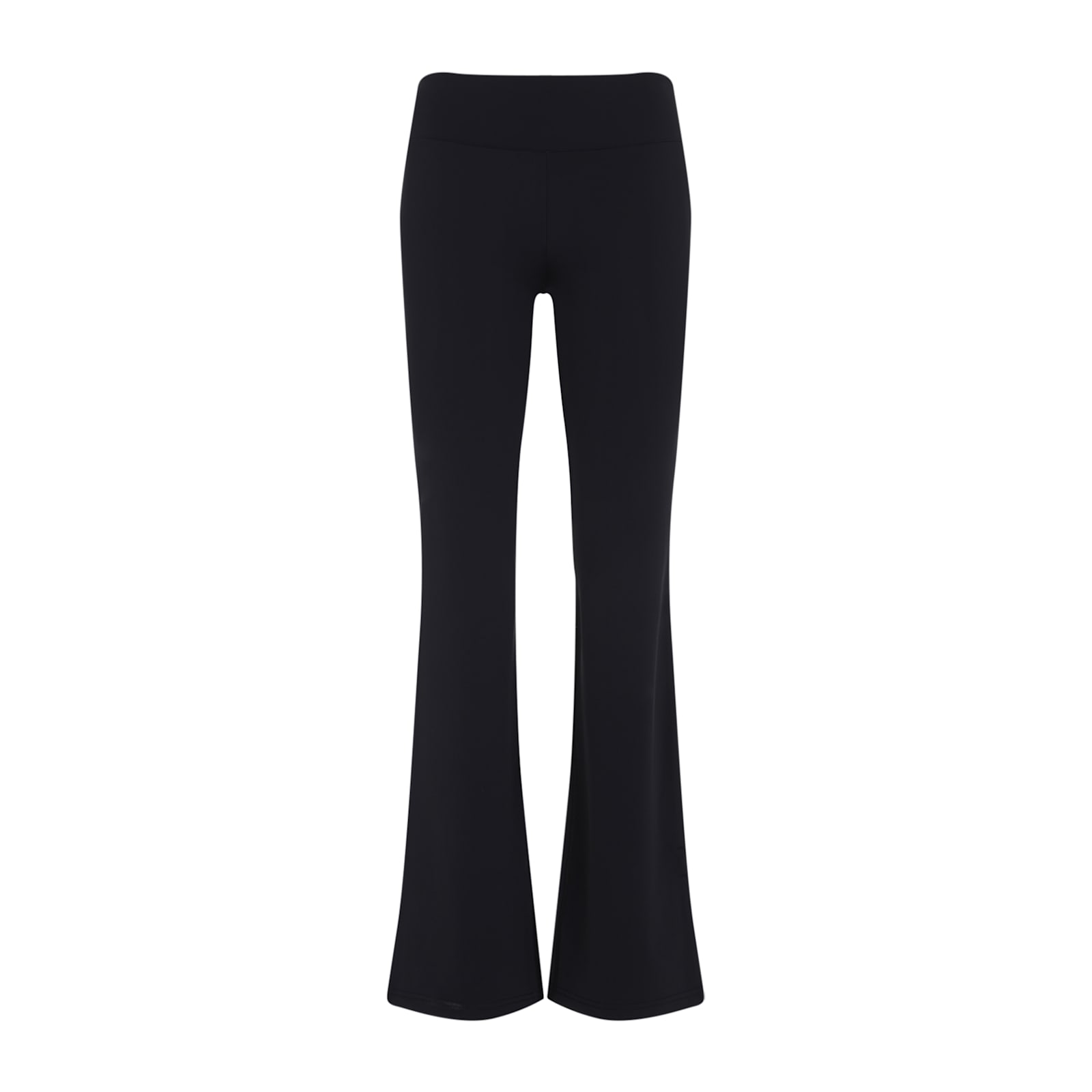 Courrèges Courreges Black Bootcut Scuba Jersey Pants In Black