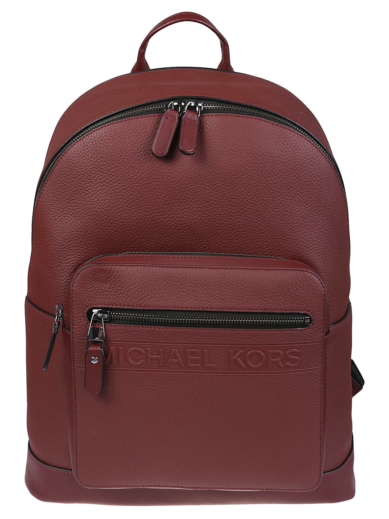 Shop Michael Michael Kors Hudson Commuter Backpack In Dk Brandy