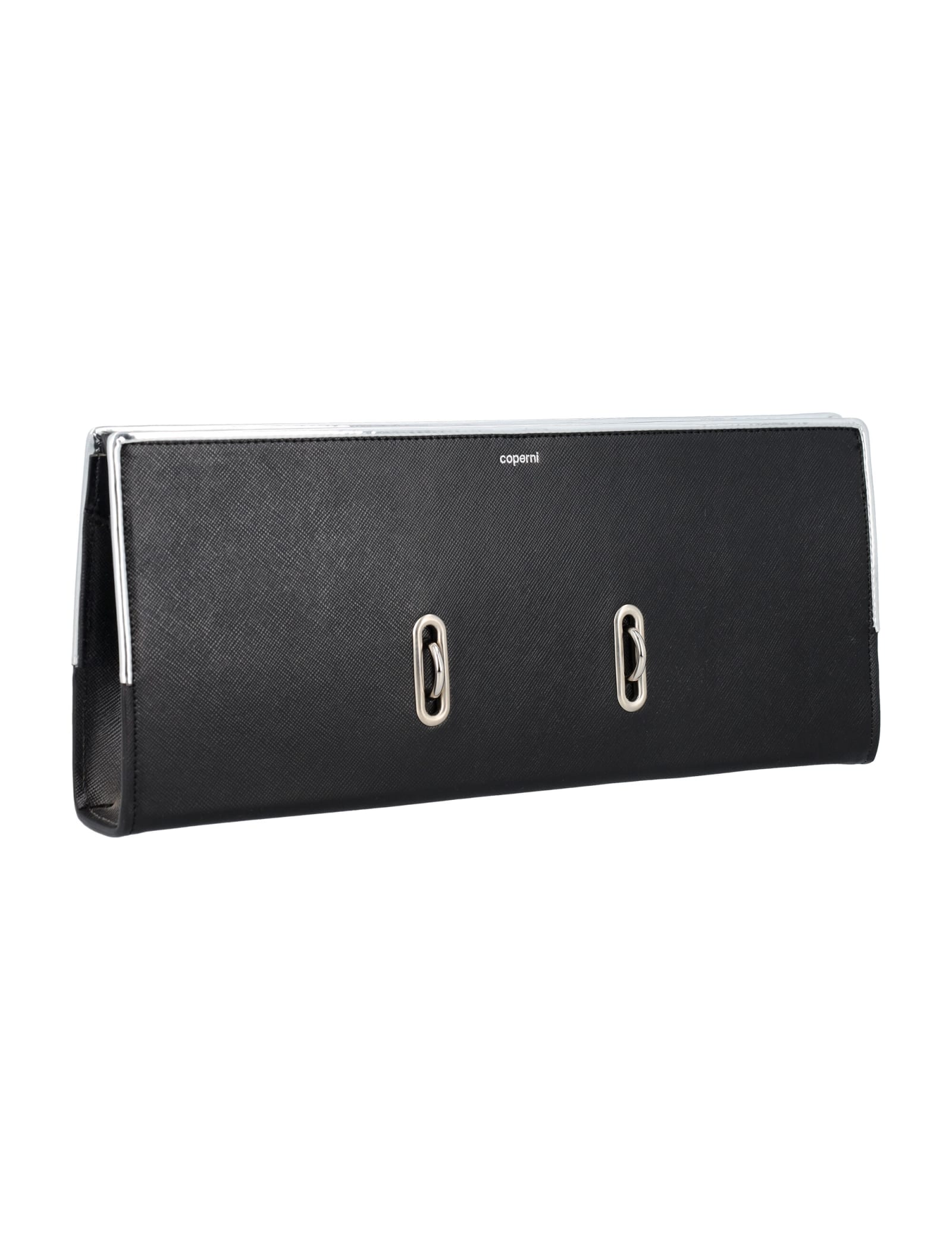 Shop Coperni Binder Clutch Bag In Black