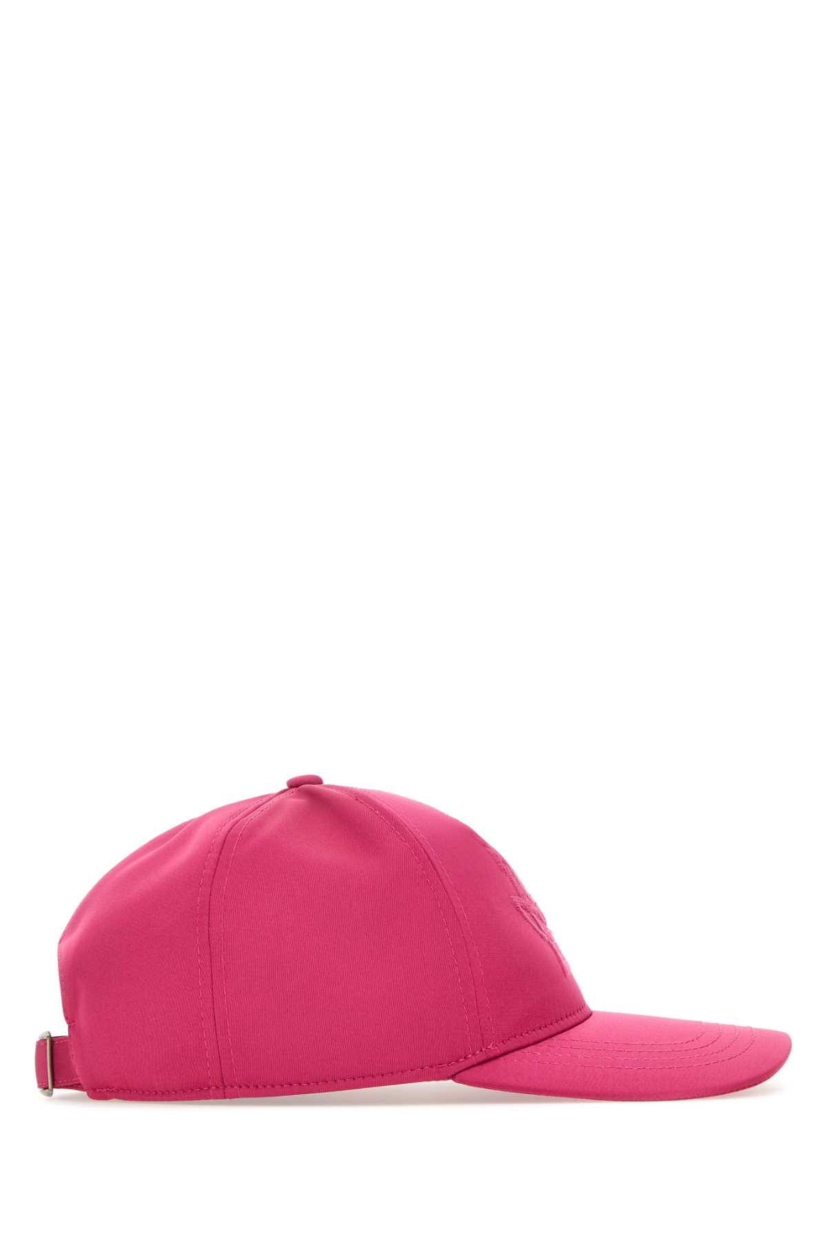 Shop Etro Fuchsia Satin Baseball Cap In Pink
