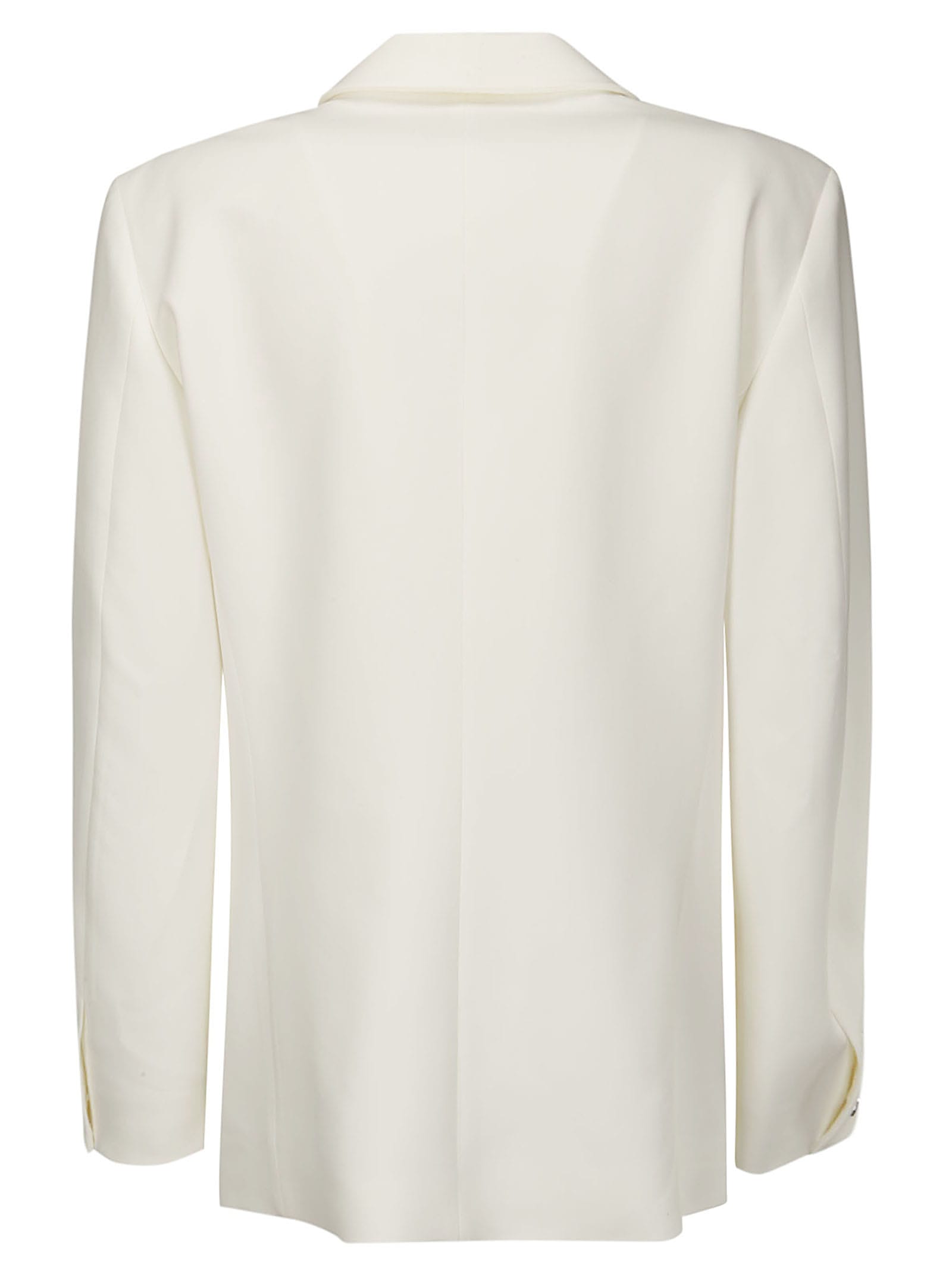 Shop Coperni Double Breasted Tailored Jacket In White