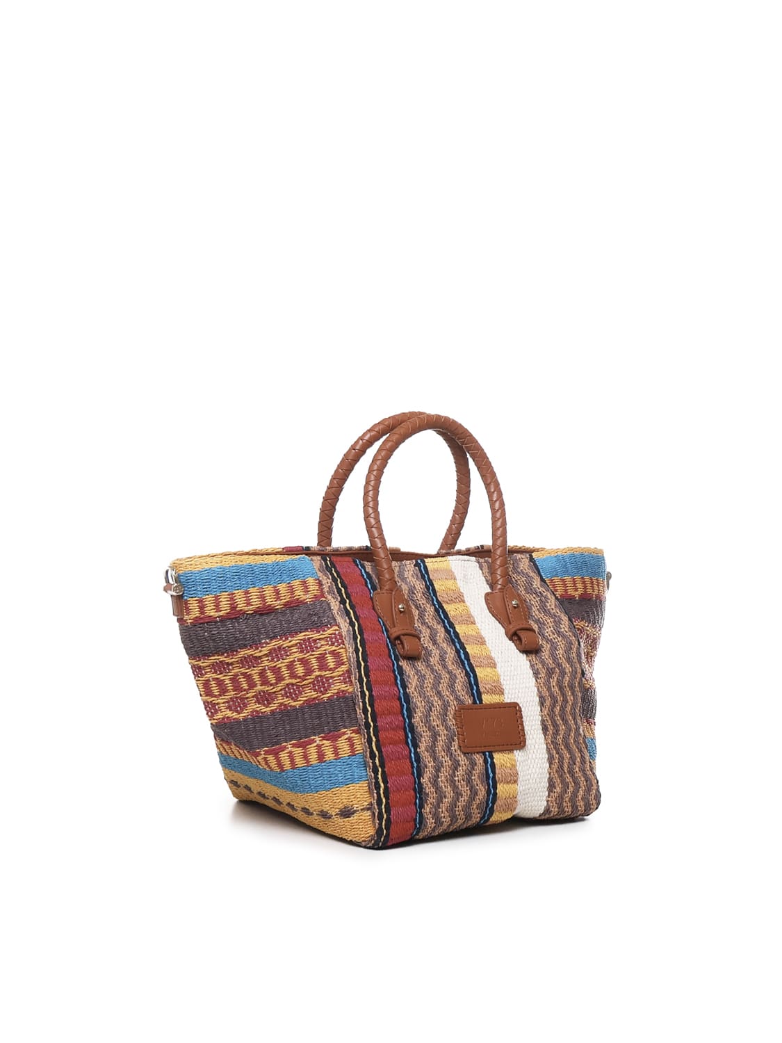 V73 Parrot Bag In Canvas In Multicolour