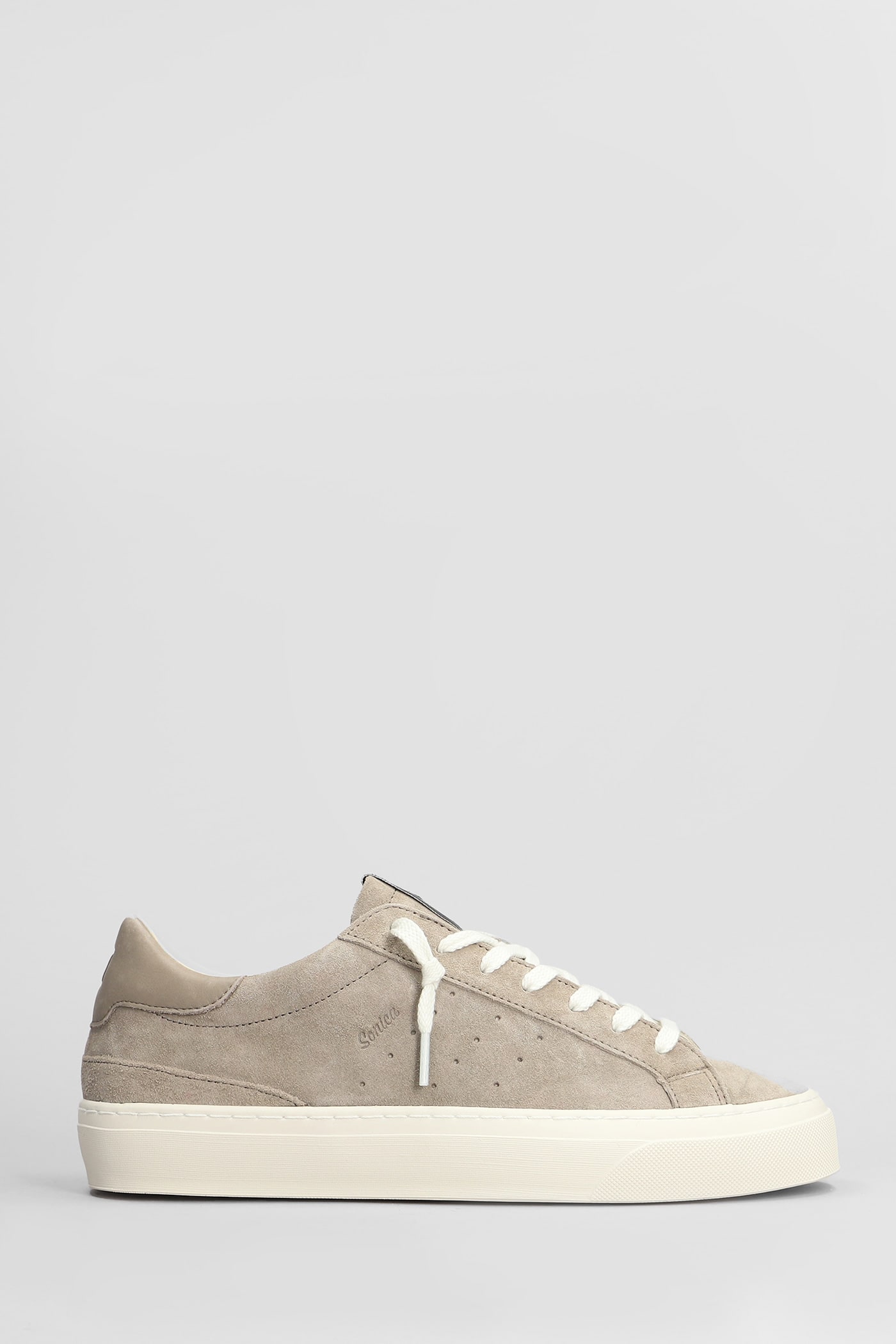 Shop Date Sonica Sneakers In Taupe Suede