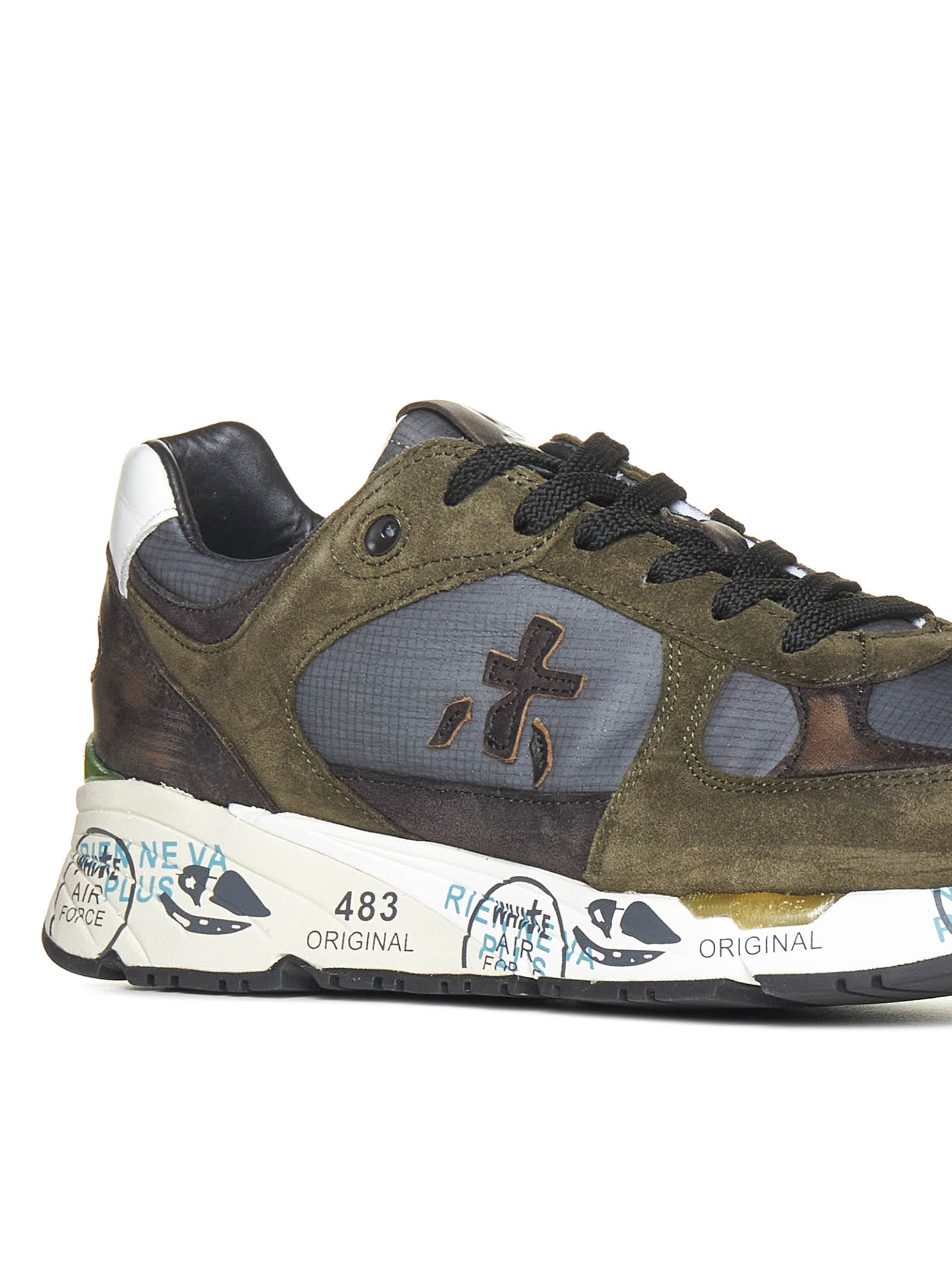 Premiata Sneakers In Green