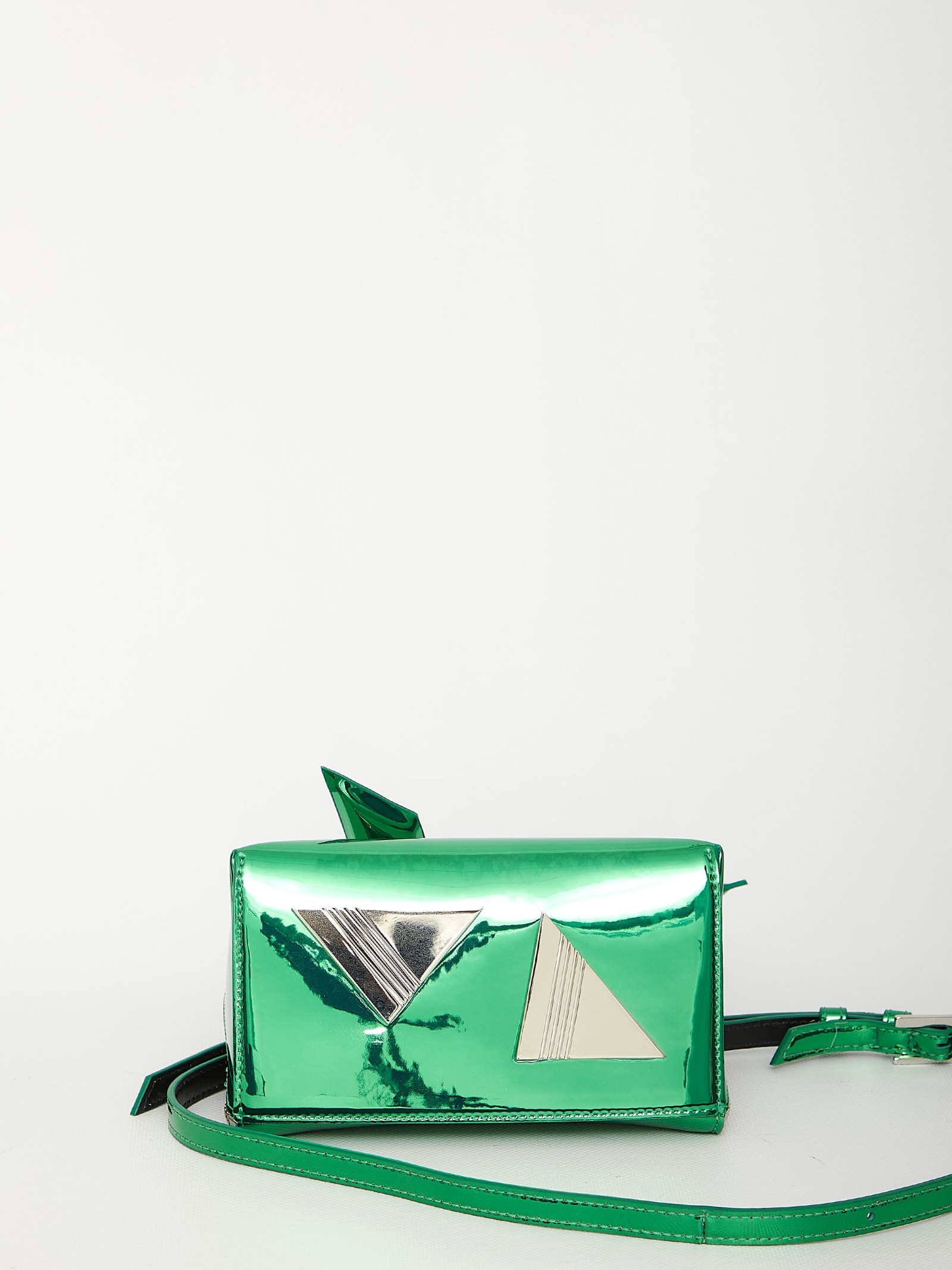 Shop Attico Friday Mini Bag In Green