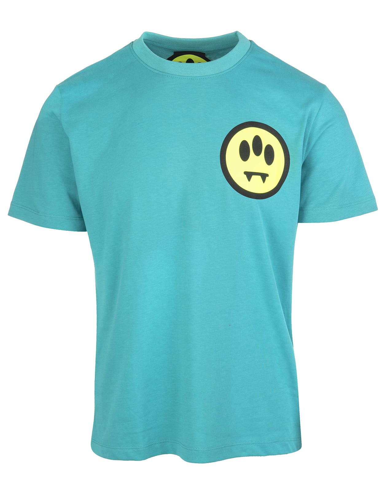 Barrow Unisex Turquoise T-shirt With Logo On The Bottom