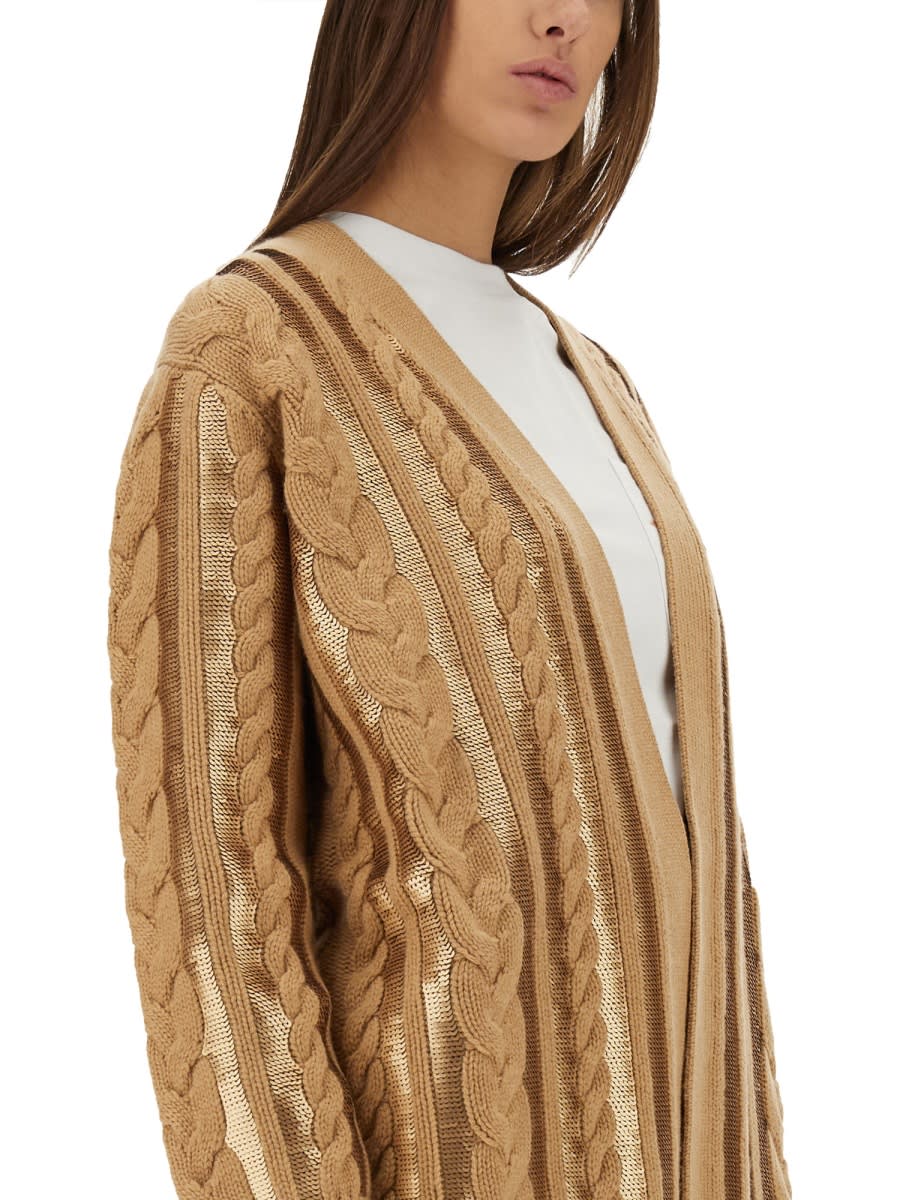 Max Mara Mirco Sweaters And Cardigans Brown In Brown