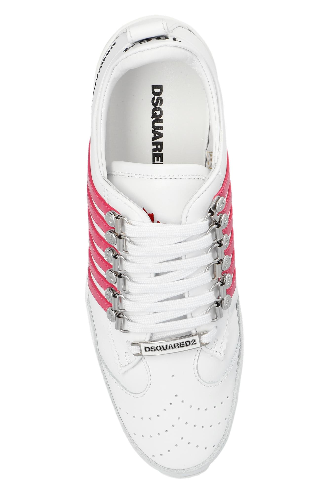 Shop Dsquared2 Legendary Sneakers In Bianco