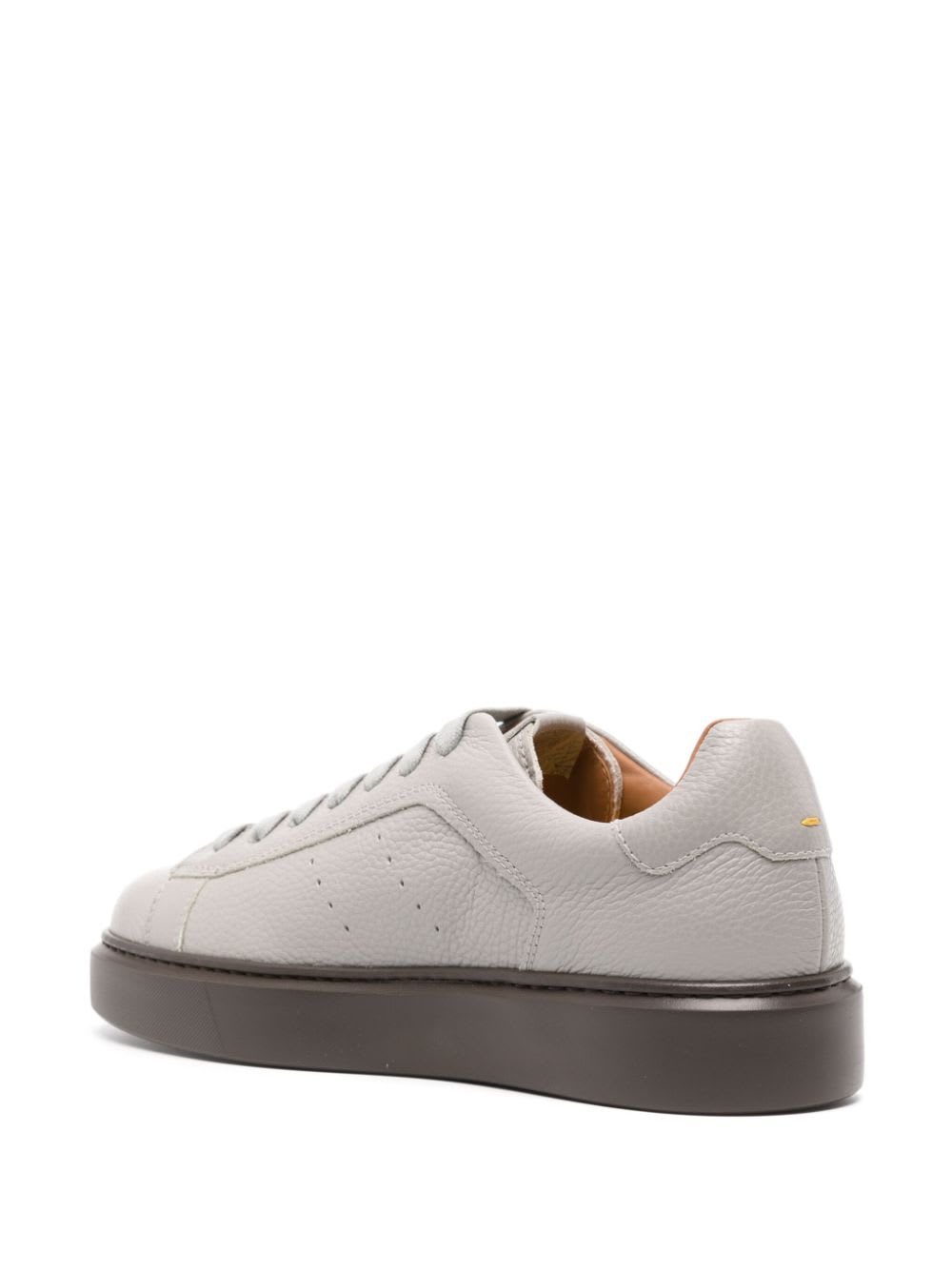 Shop Doucal's Tumblet Sneakers In Fog