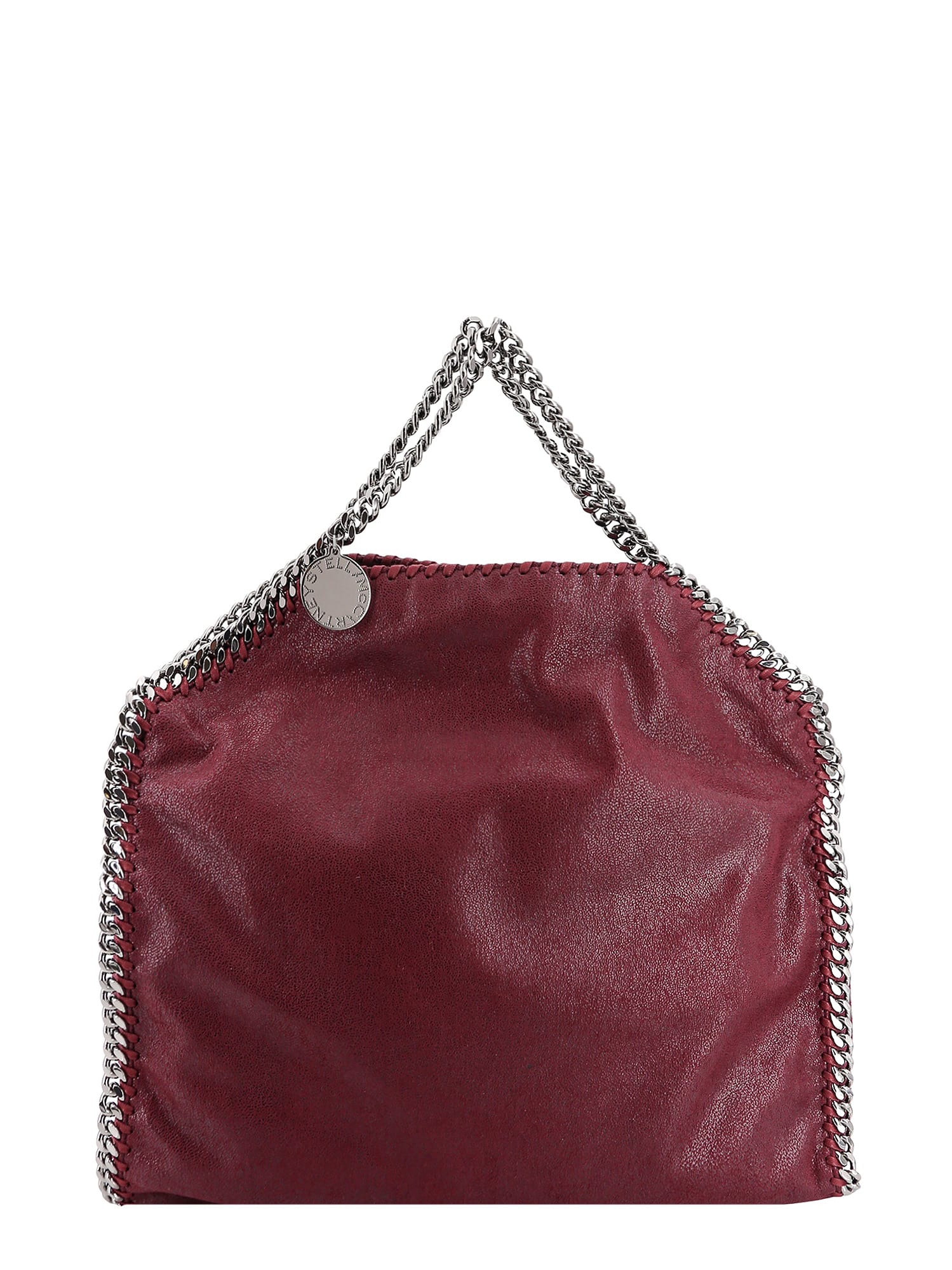 Shop Stella Mccartney Falabella Shoulder Bag In Plum