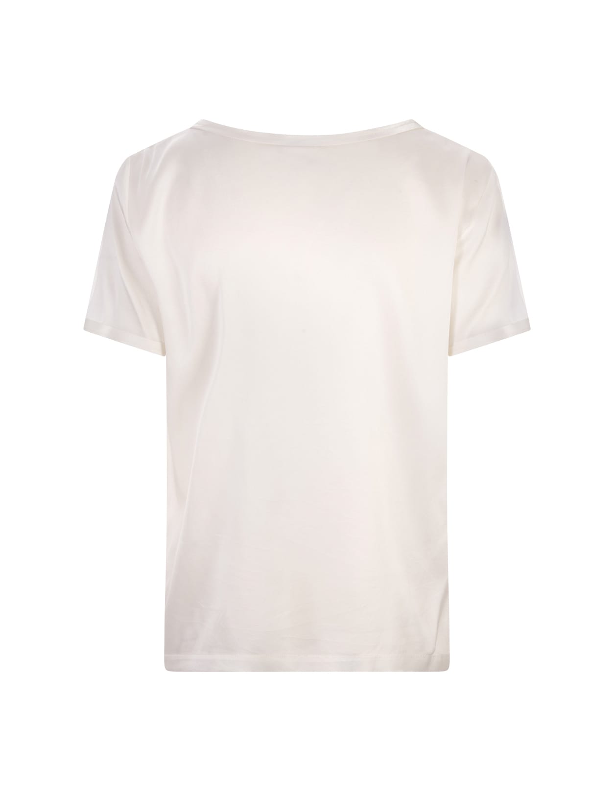 Shop Her Shirt White Silk T-shirt