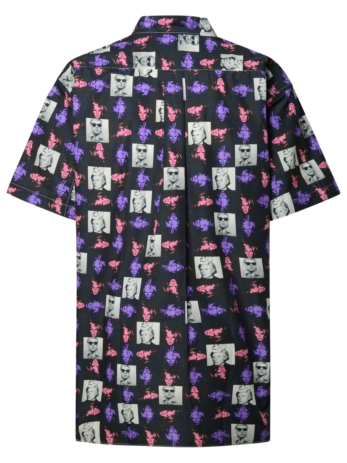Shop Comme Des Garçons Shirt Andy Warhol Black Cotton Shirt